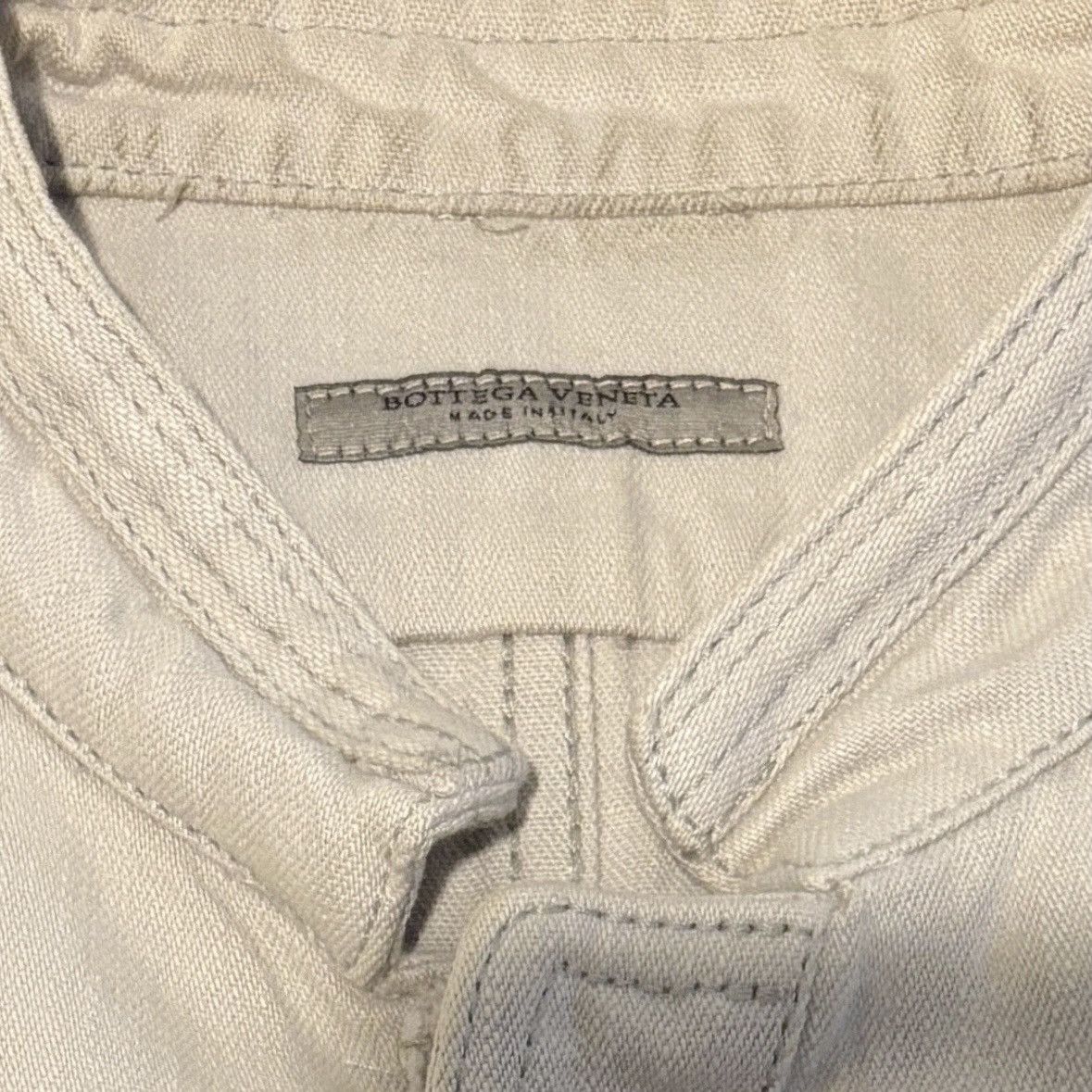 Bottega Veneta Vintage Bottega Veneta Beige Button Up Jacket Size 46 Small Size L / US 10 / IT 46 - 4 Thumbnail
