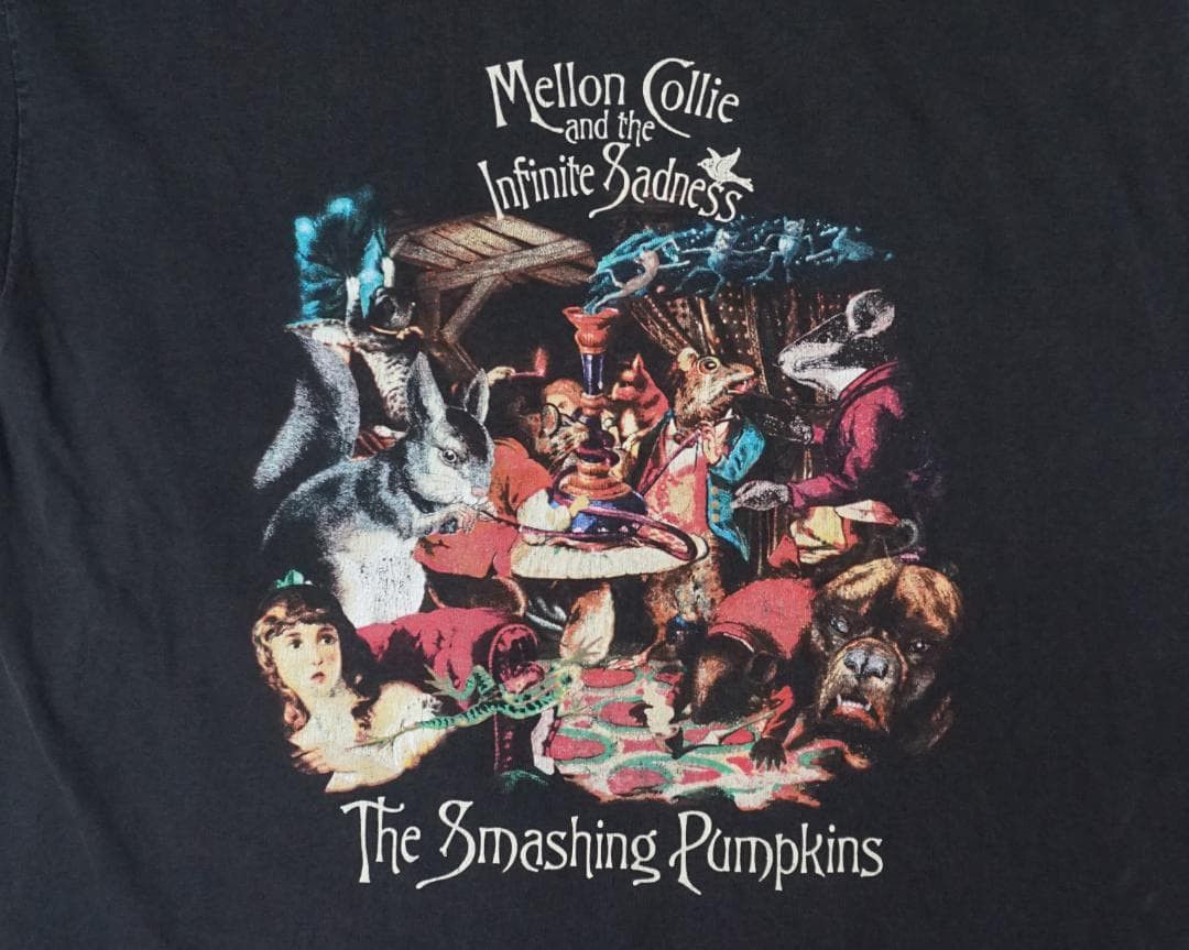 Vintage 90's Smashing Pumpkins Tシャツ ロック ビンテージ Size US XL / EU 56 / 4 - 2 Thumbnail