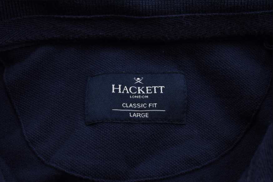 Hackett Hackett London Navy Polo Shirt With Red Stripe Size M Size US M / EU 48-50 / 2 - 2 Thumbnail
