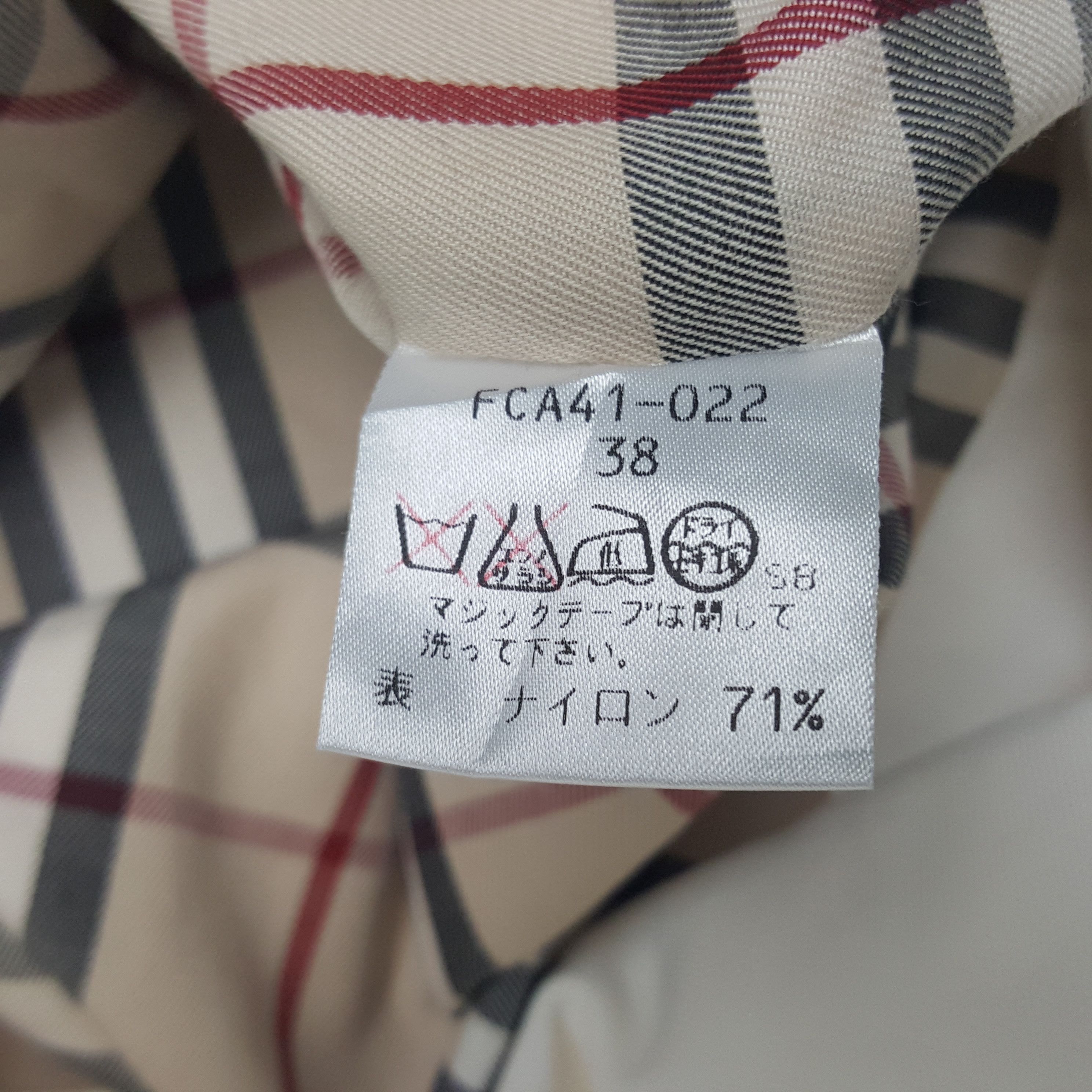 Burberry × Vintage Vintage Burberry London Nova Check Lining Zipper Jacket Size S / US 4 / IT 40 - 9 Thumbnail
