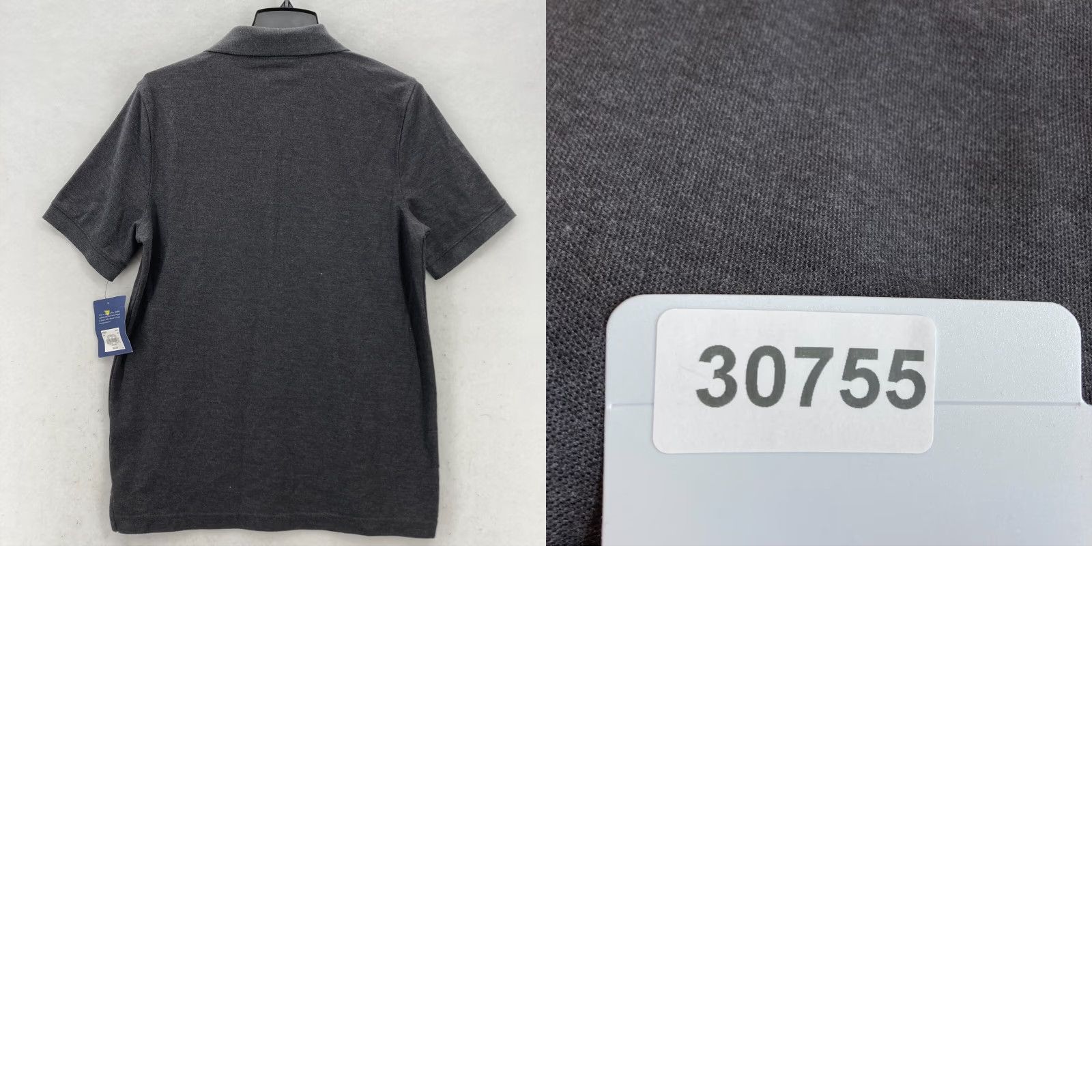 Croft & Barrow Croft & Barrow True Comfort Pocket Pique Polo Mens Small Dark Gray Wicking NWT Size US S / EU 44-46 / 1 - 9 Thumbnail