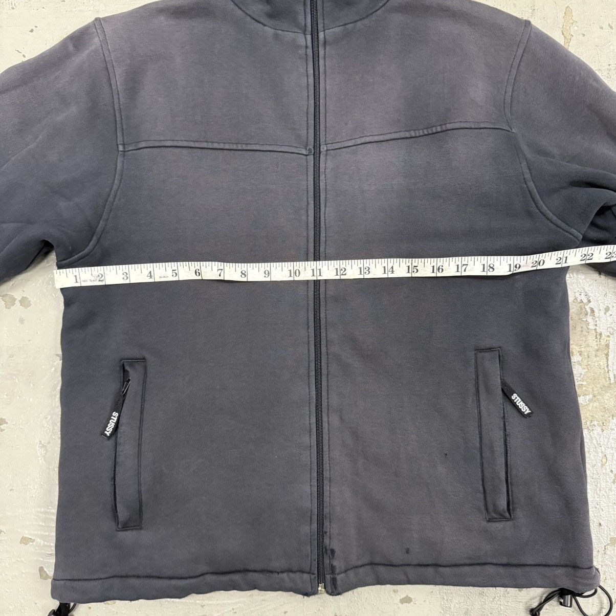 Stussy Old Stussy Fleece Full Zip Jacket Thrash Distressed Size US M / EU 48-50 / 2 - 8 Thumbnail