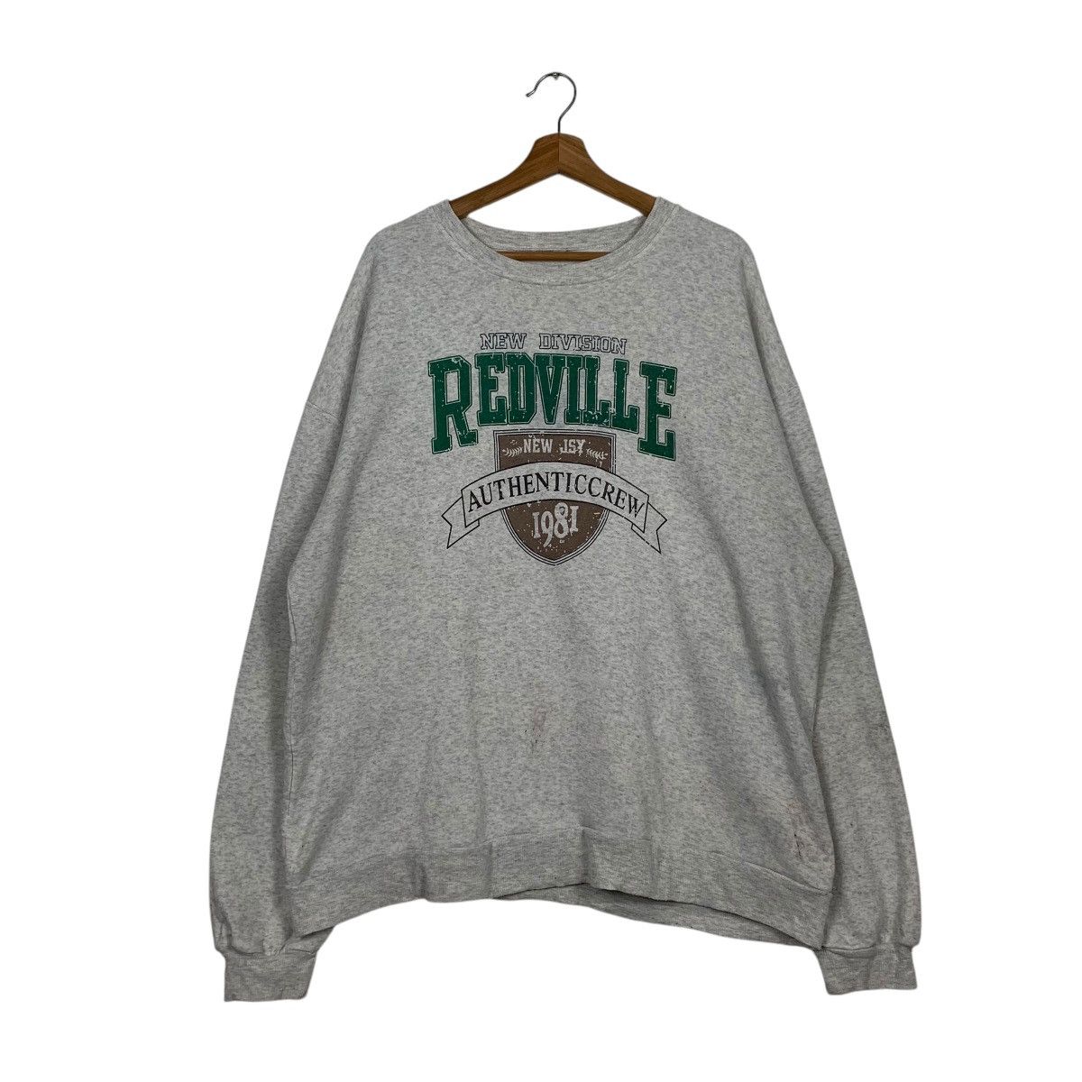Japanese Brand New Jersey Redville Big Logo Sweatshirt Size US M / EU 48-50 / 2 - 1 Thumbnail