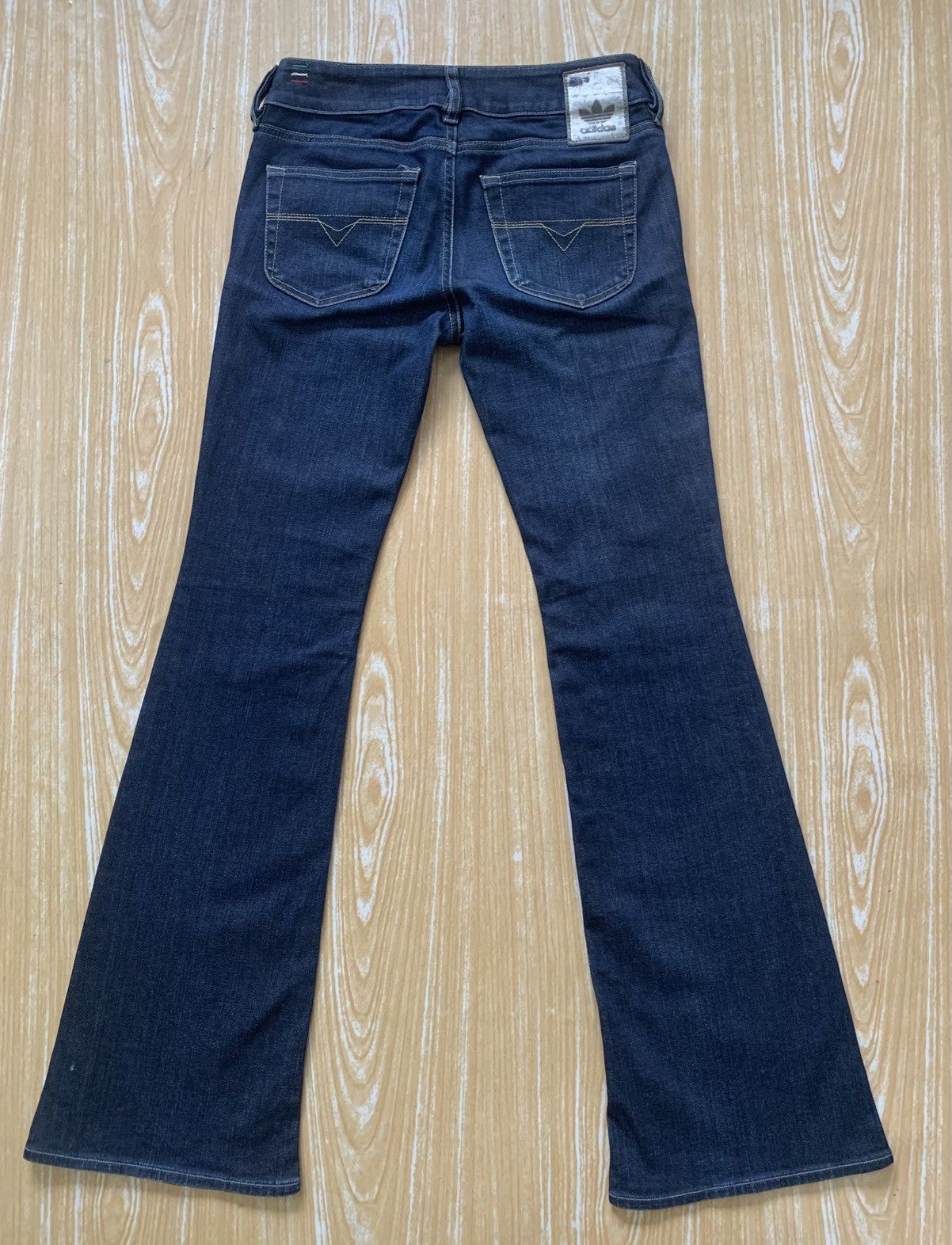 Adidas × Diesel Rare Diesel x Adidas ADI-LOUVELY Stretch Flare Jeans Pants Size US 27 - 5 Thumbnail