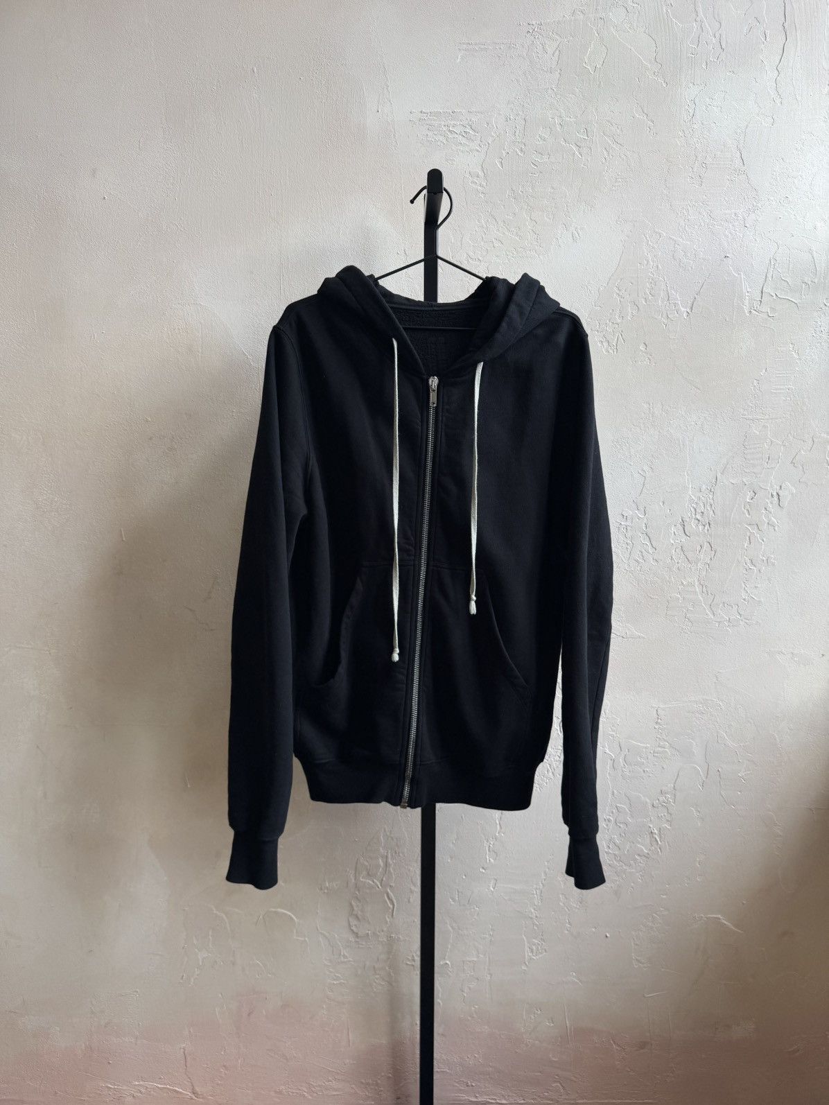 Rick Owens Drkshdw BLACK MILK ZIPPER UP HOODIE DRKSHDW Size US XL / EU 56 / 4 - 2 Thumbnail