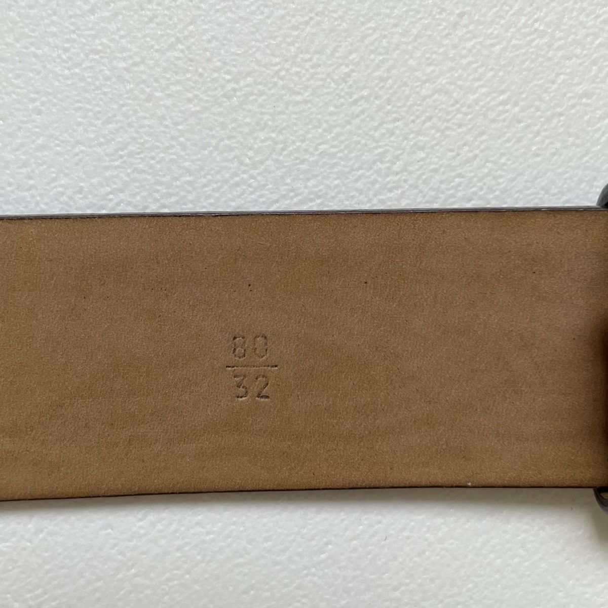 Prada Mid 2000s Western Plaque Buckle Belt Size 30 - 15 Thumbnail