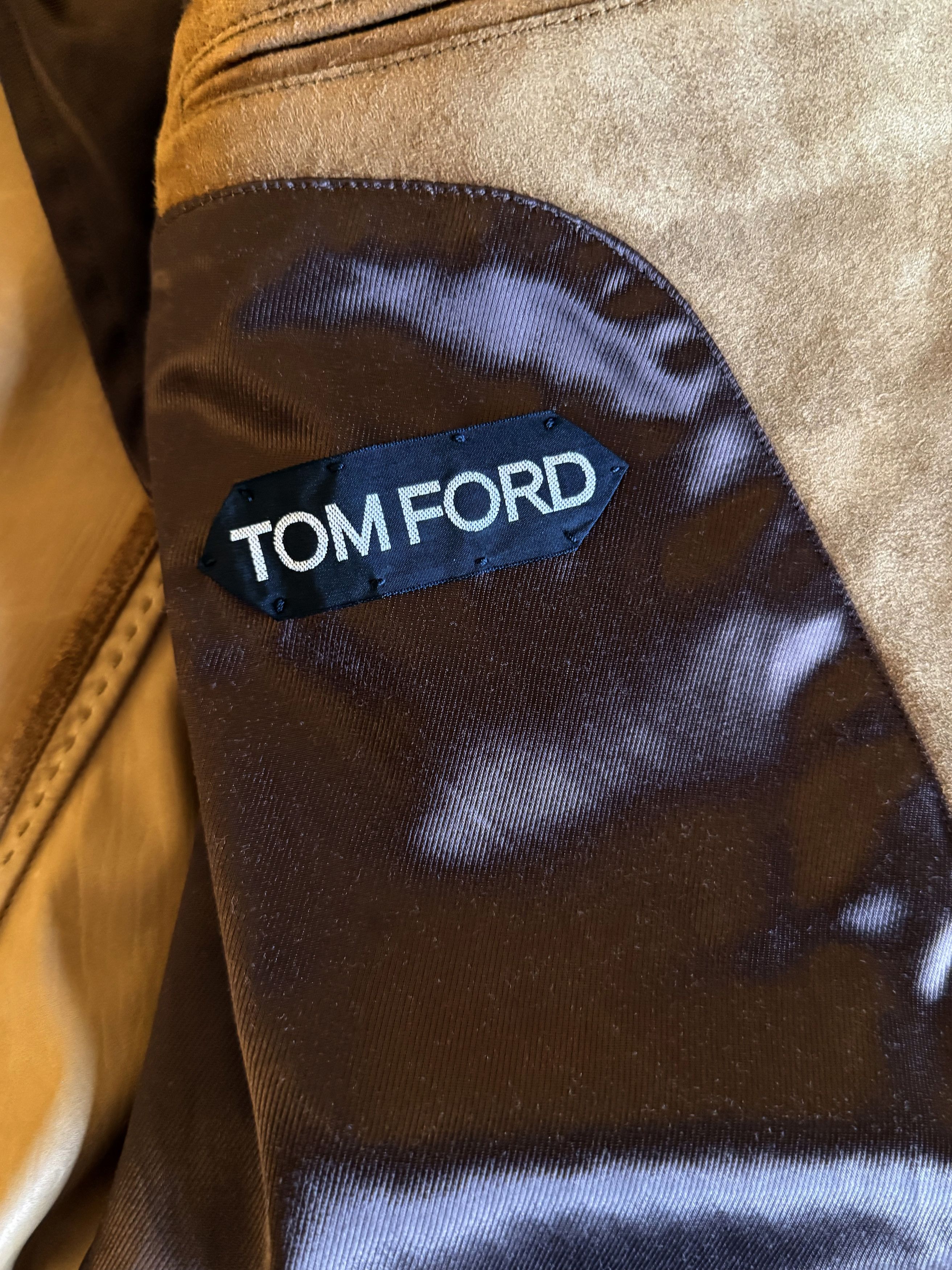 Tom Ford Ultimate Rare $10,700 w/tax TOM FORD Suede Blazer Size US L / EU 52-54 / 3 - 20 Thumbnail