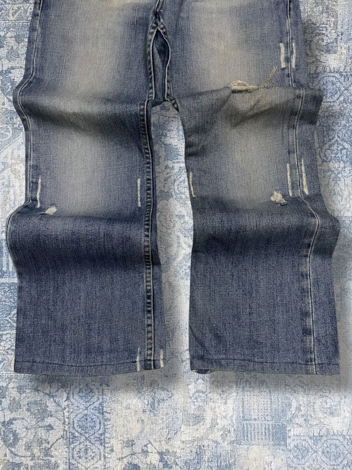Armani Exchange Vintage Designer Armani Exchange Distressed Blue Denim Size US 30 / EU 46 - 2 Thumbnail