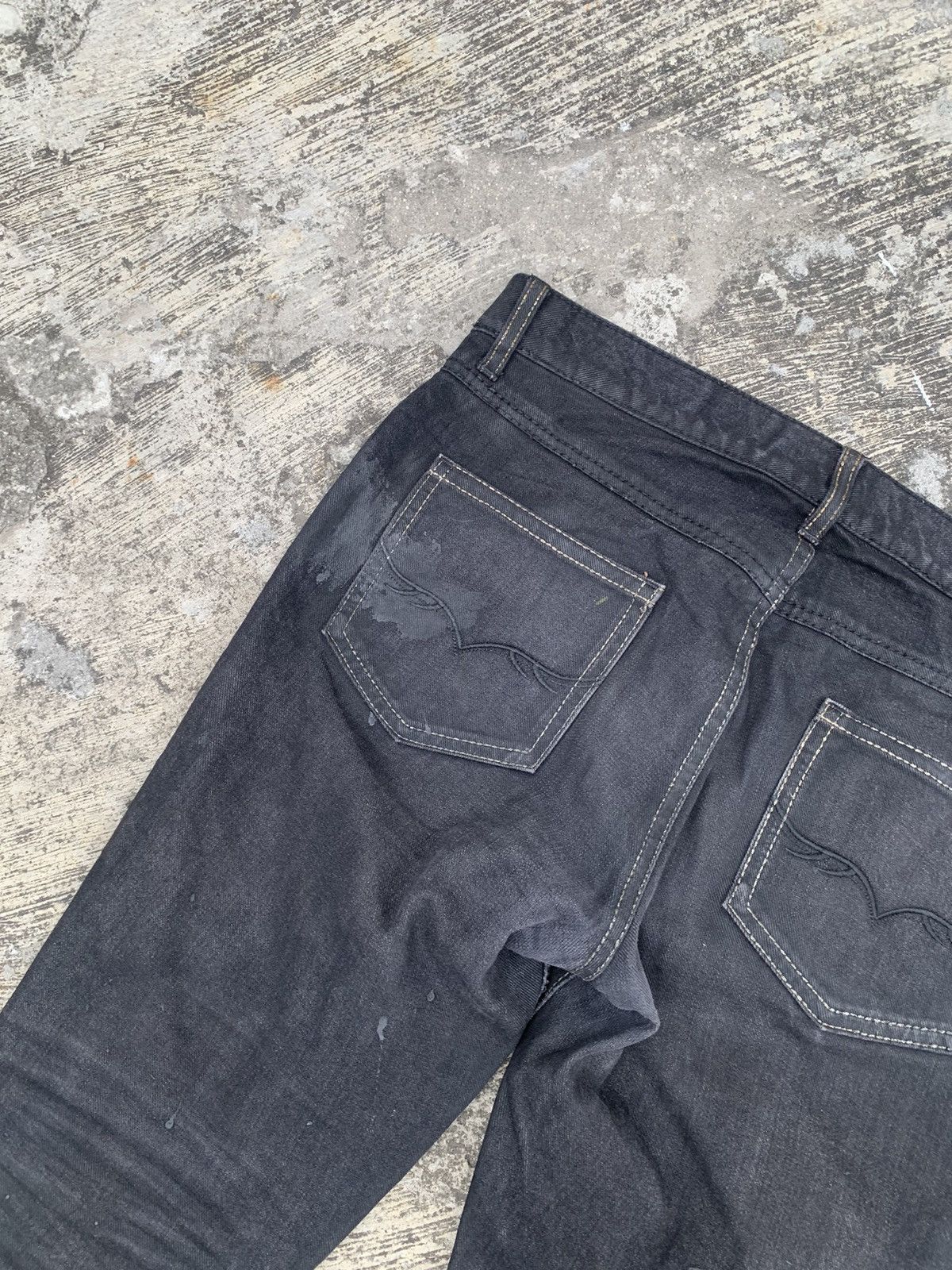 GOSTAR DE FUGA Flared Gostar de fuga waxed jeans Size 33" - 21 Thumbnail