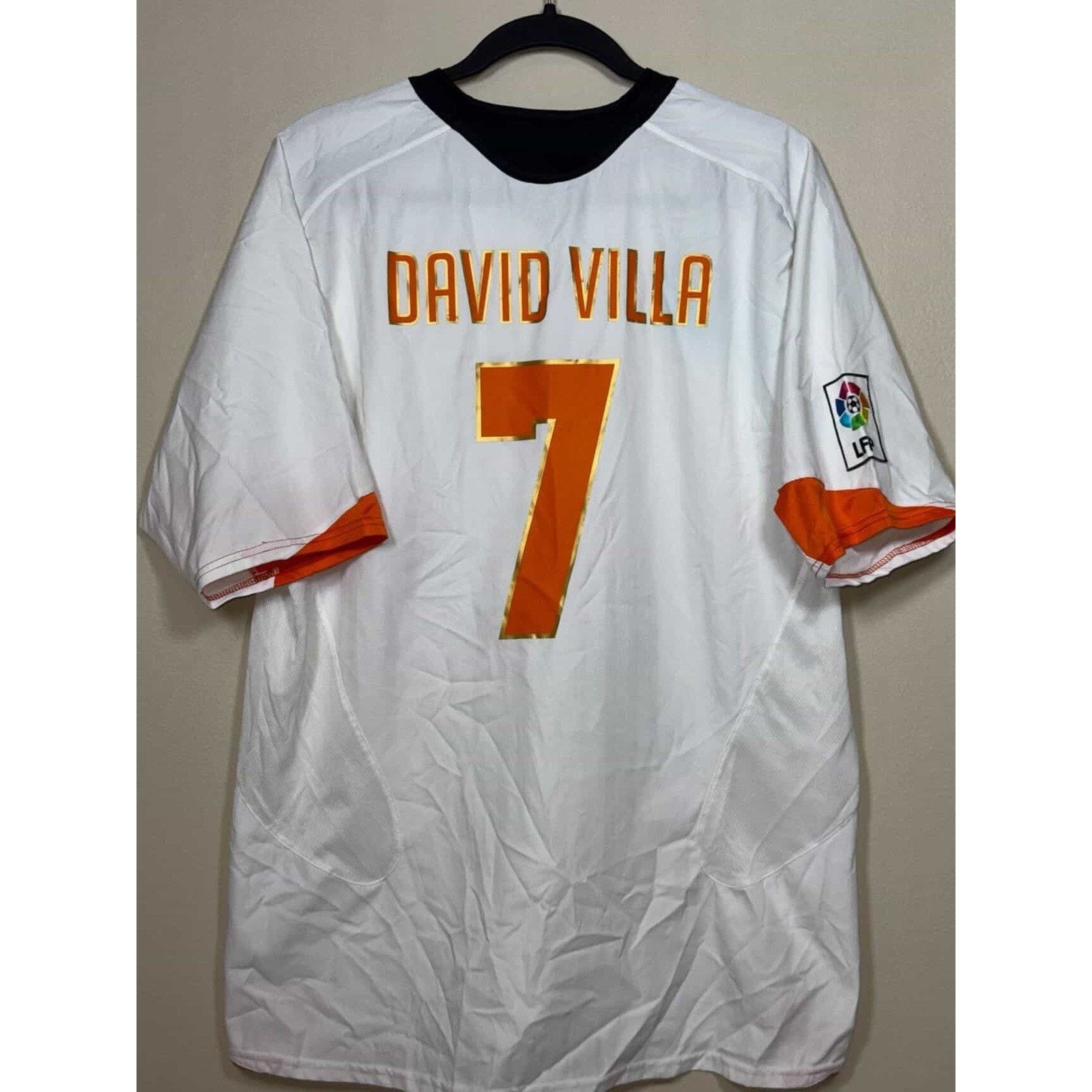 Nike Nike Valencia 2004-05 Home Jersey David Villa #7 Size US L / EU 52-54 / 3 - 2 Thumbnail