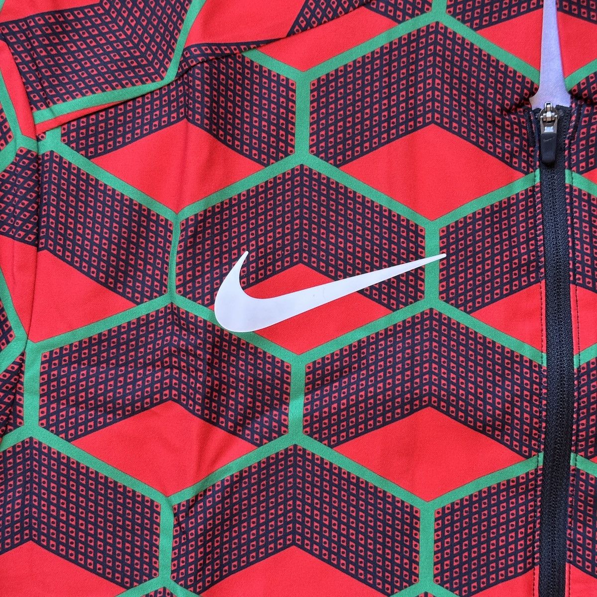 Nike NIKE PRO ELITE TEAM KENYA TRACK AND FIELD JACKET BLACK RED Size US M / EU 48-50 / 2 - 5 Thumbnail