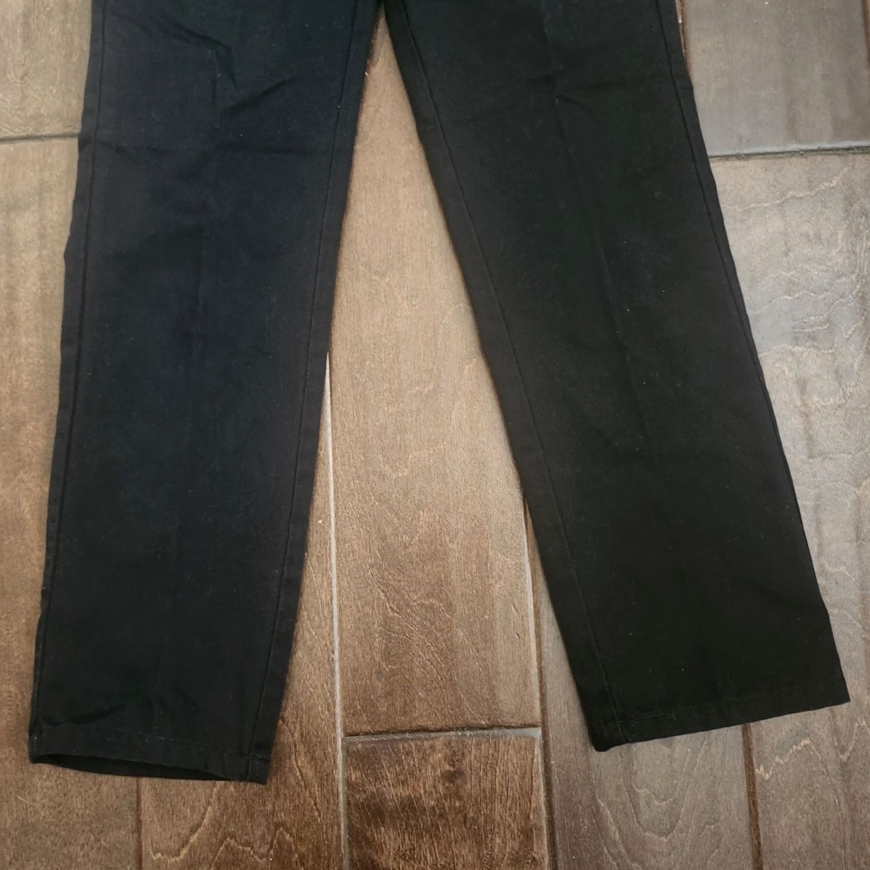 Izod IZOD Womens Black Chino Pants Size 8 Stretch Slim Fit Casual Work Size 30" / US 8 / IT 44 - 3 Thumbnail