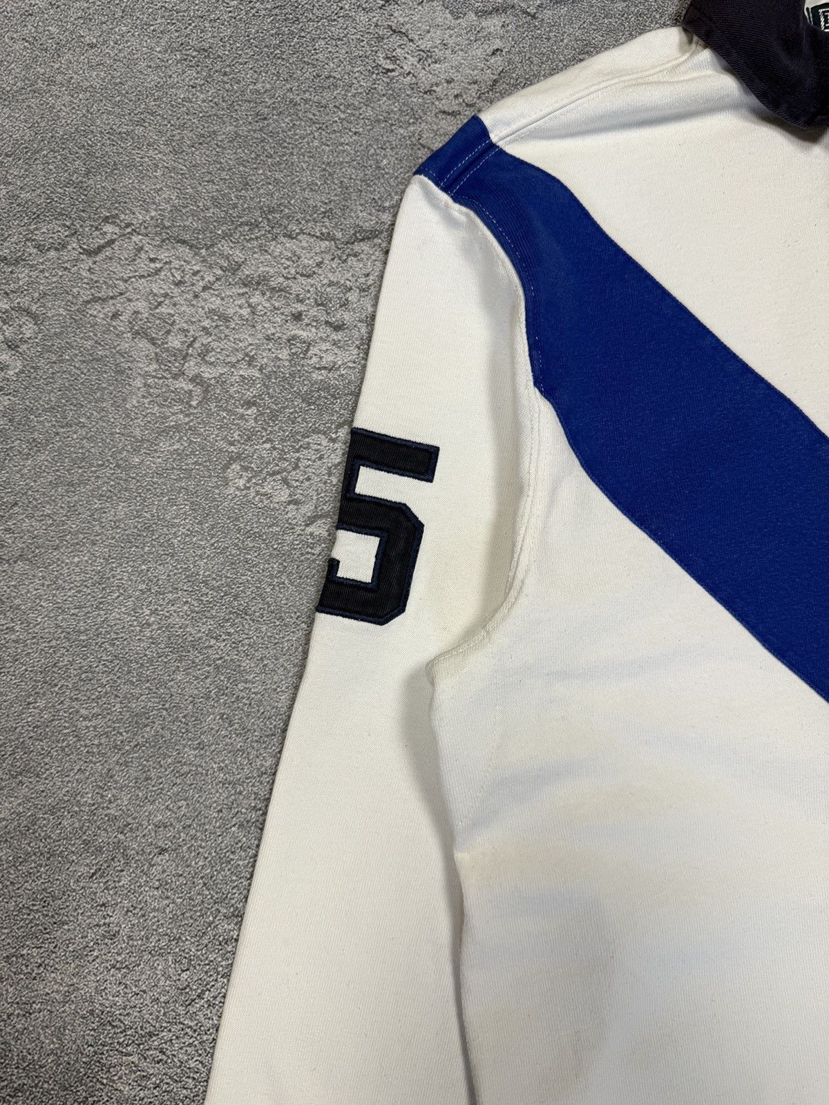 Polo Ralph Lauren Polo Ralph Lauren Rugby Rare White Blue Shirts Size US S / EU 44-46 / 1 - 4 Thumbnail