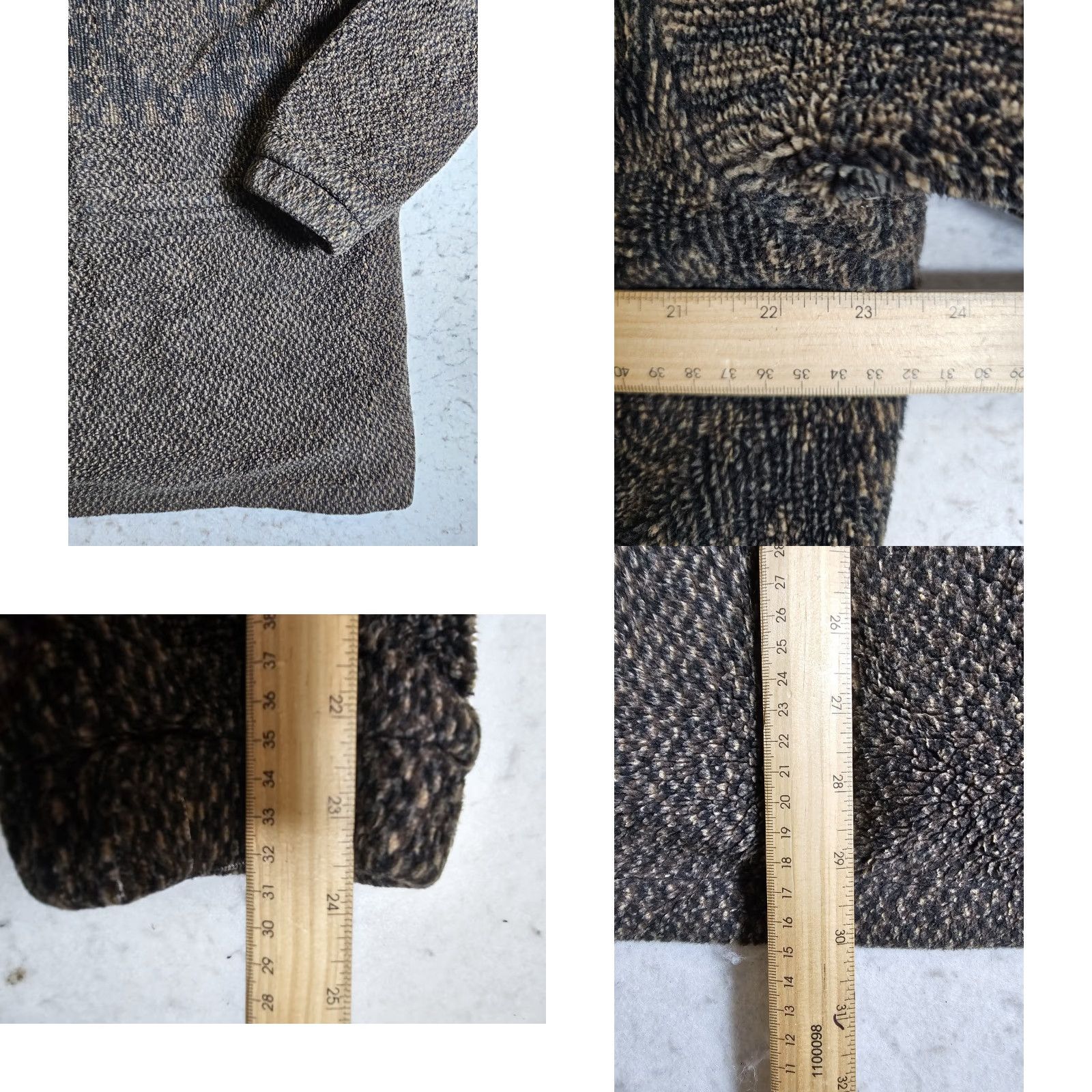 Vintage VINTAGE Woolrich Jacket Brown Fleece Hooded Full Zip Womens L Size L / US 10 / IT 46 - 9 Thumbnail