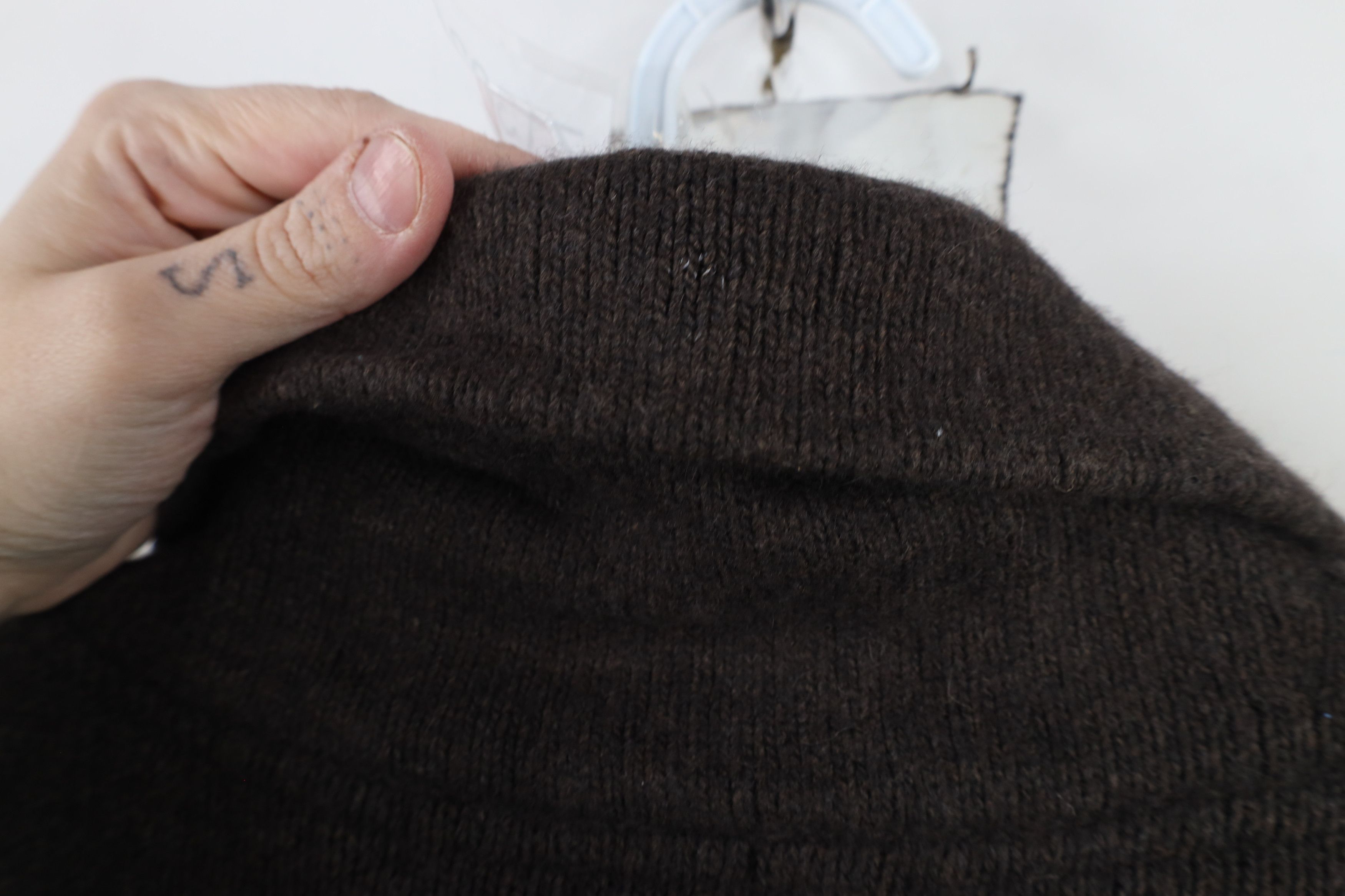 Eddie Bauer × Vintage Vintage Eddie Bauer Ribbed Knit Shawl Cardigan Sweater Brown Size M / US 6-8 / IT 42-44 - 10 Thumbnail