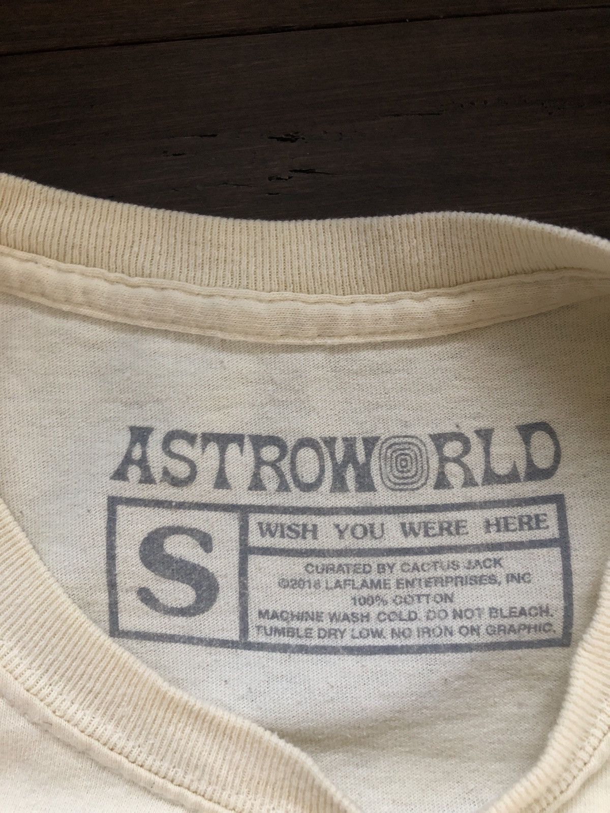 Travis Scott Travis Scott Sicko Mode Astroworld tour tee Size US S / EU 44-46 / 1 - 3 Thumbnail