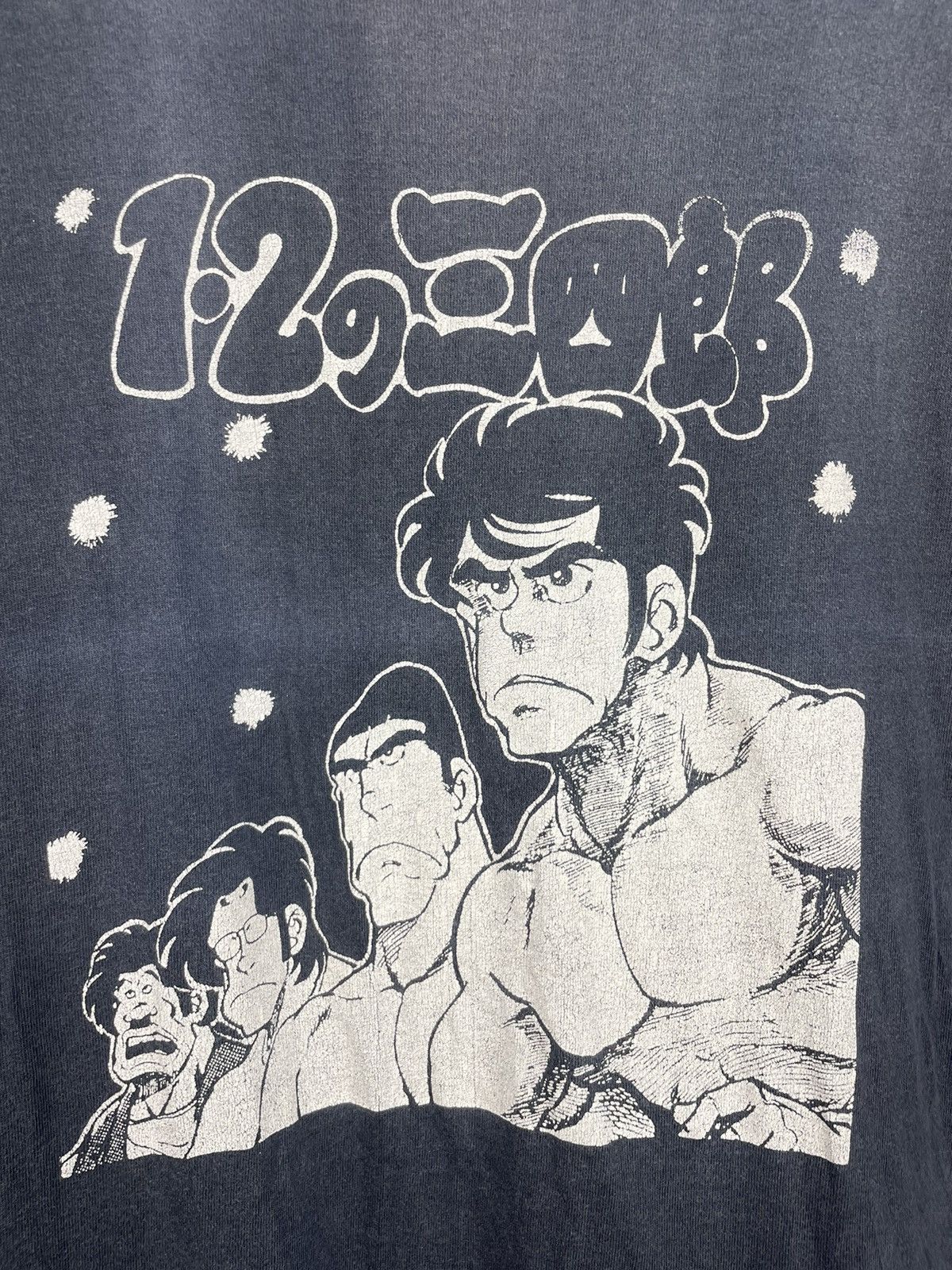 Japanese Brand Vintage 90s 1.2 Sansiro Japanese Anime distressed tee Size US L / EU 52-54 / 3 - 4 Thumbnail