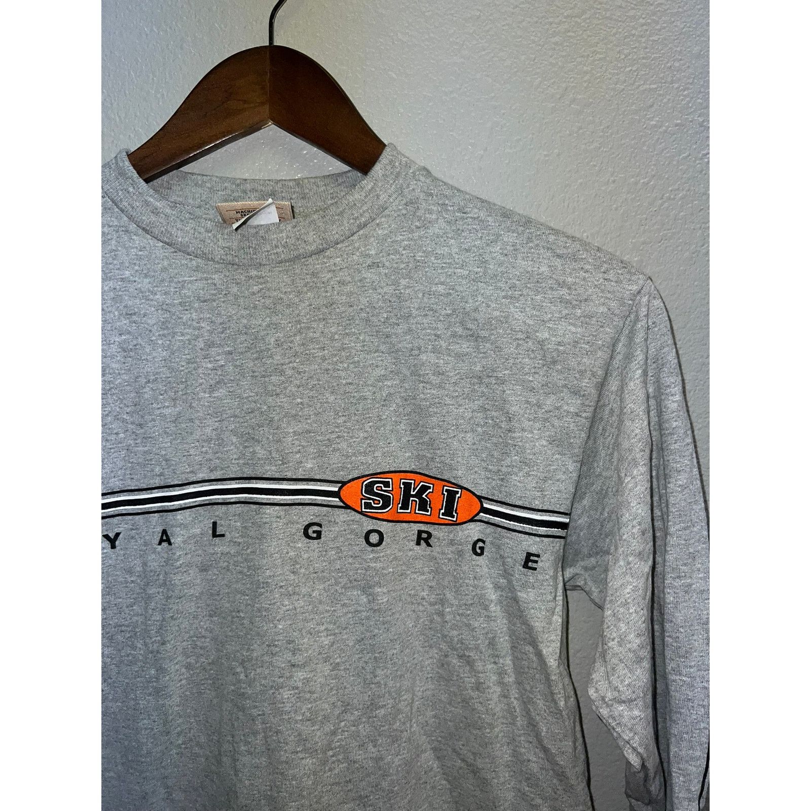 Vintage Vintage Royal Gorge Shirt Ski Skiing Gray Tee 90s Men's S Size US S / EU 44-46 / 1 - 3 Thumbnail