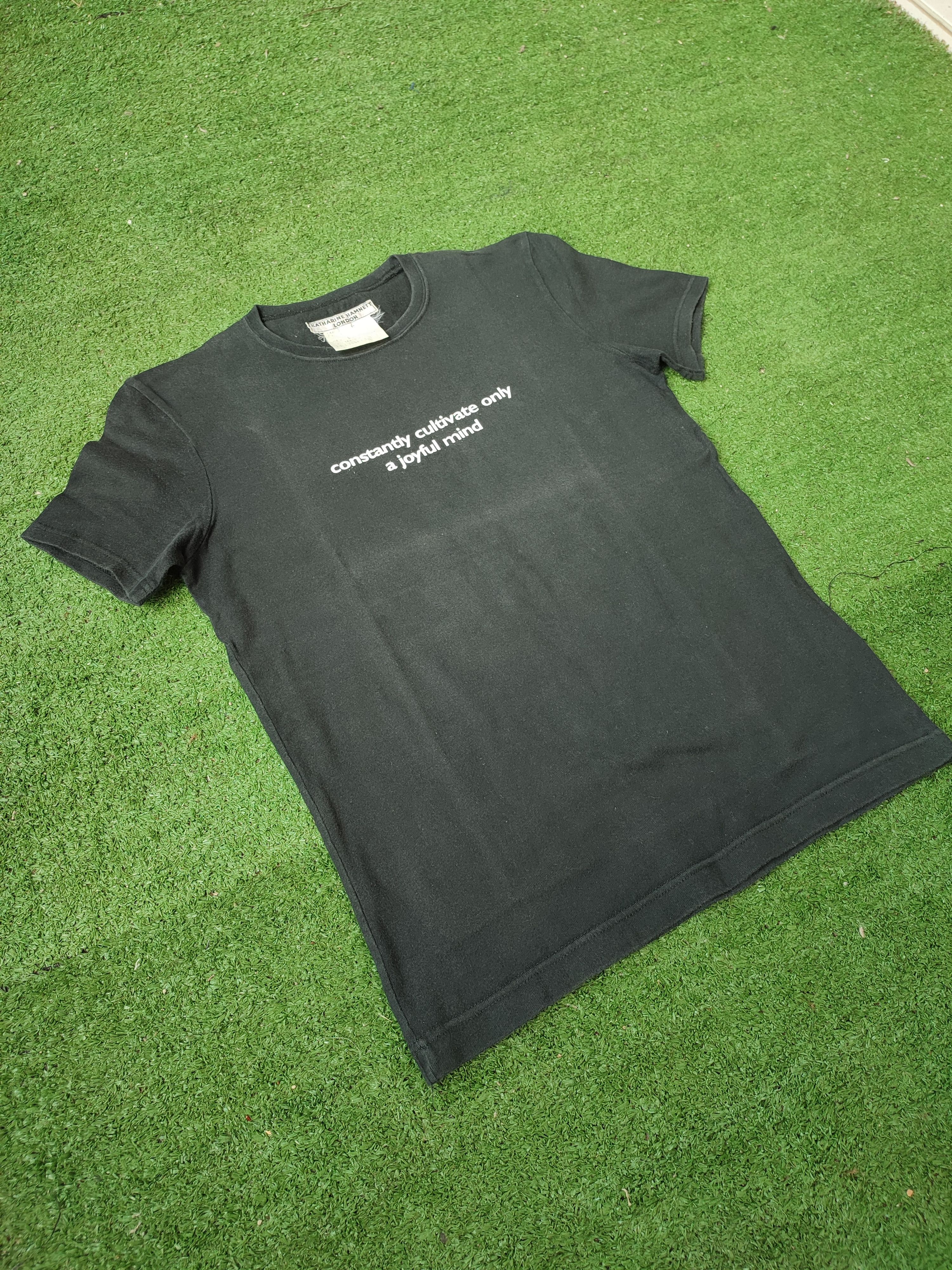 Katharine Hamnett London KATHARINE HAMNETT LONDON SPELL OUT VINTAGE Size US S / EU 44-46 / 1 - 1 Thumbnail