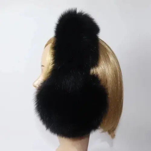 Japanese Brand Genuine Fur Earmuffs For Winter Size ONE SIZE - 2 Thumbnail