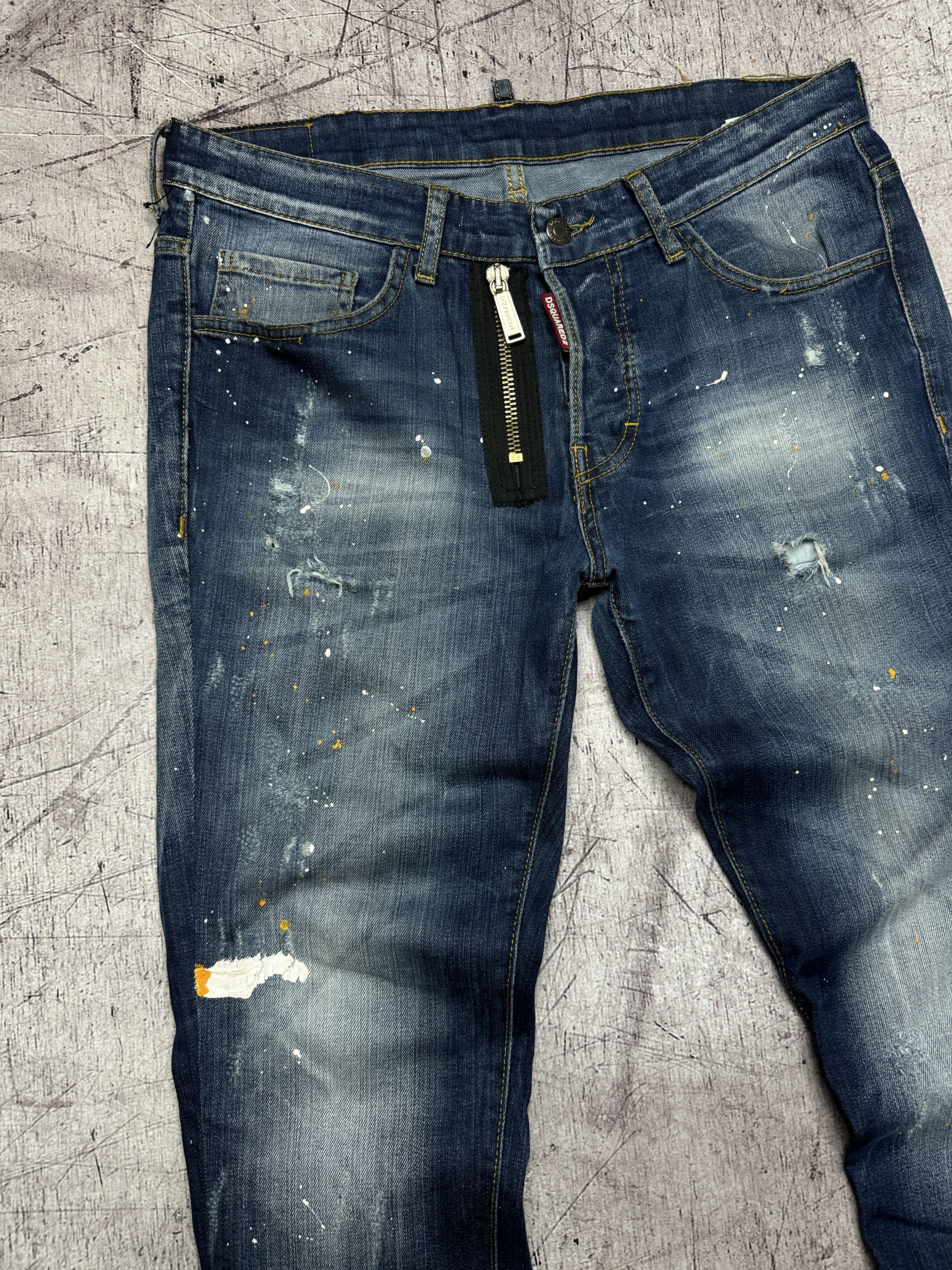 Dsquared2 Dsquared2 Mens Distressed Denim Pants Jeans Size US 32 / EU 48 - 3 Thumbnail