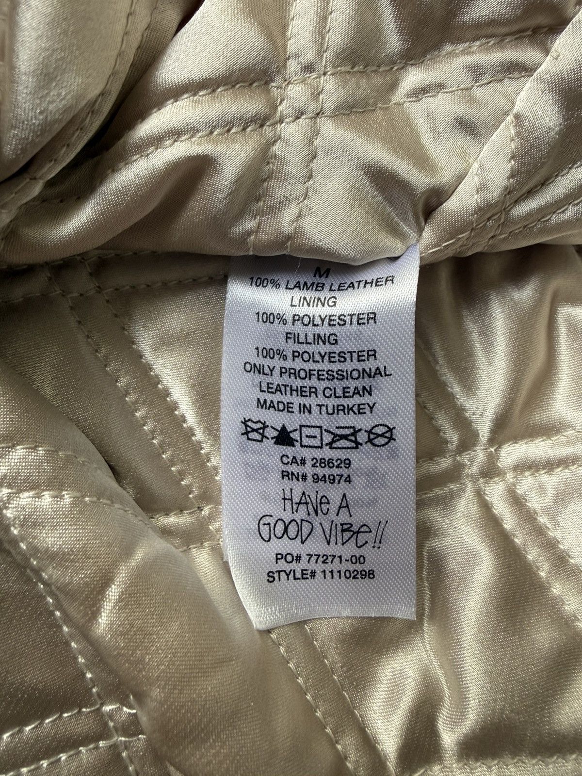 Stussy Stussy Leather Overshirt Jacket Natural Beige Size US M / EU 48-50 / 2 - 13 Thumbnail