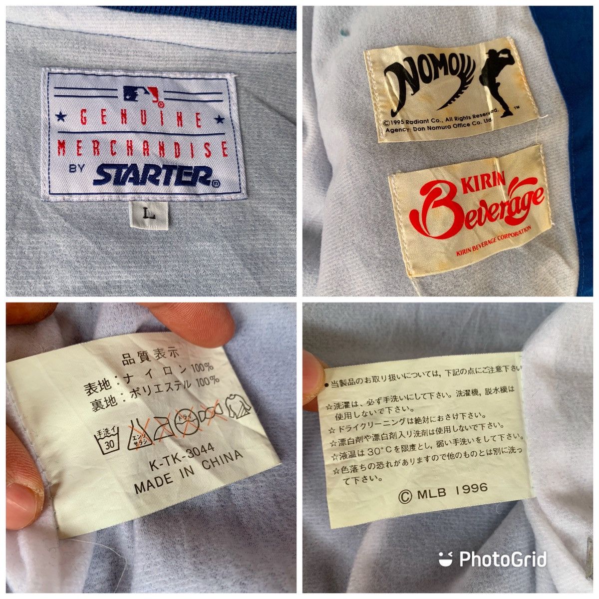 MLB Vintage 90s Starter MLB Dodgers Varsity Baseball Jacket Size US L / EU 52-54 / 3 - 11 Thumbnail