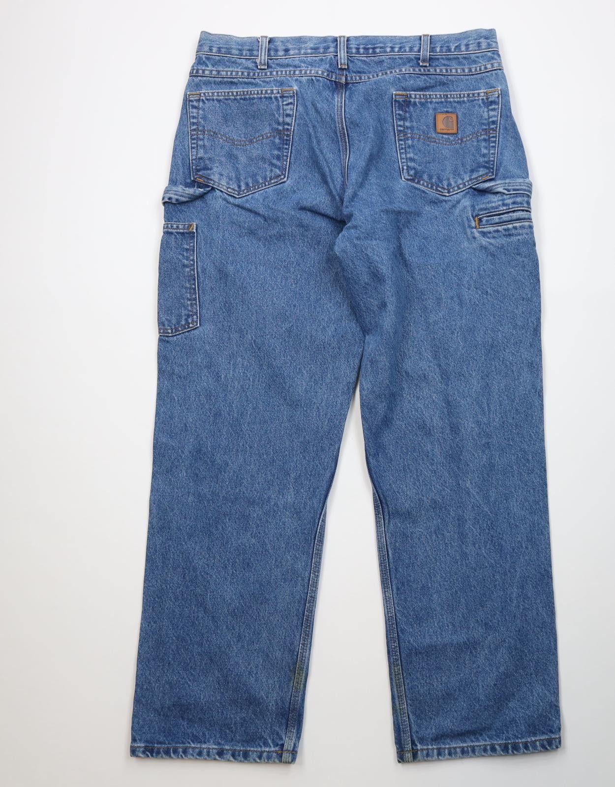 Carhartt Vintage Y2K Carhartt Fit Wide Leg Dungaree Denim Jeans Size US 38 / EU 54 - 9 Thumbnail