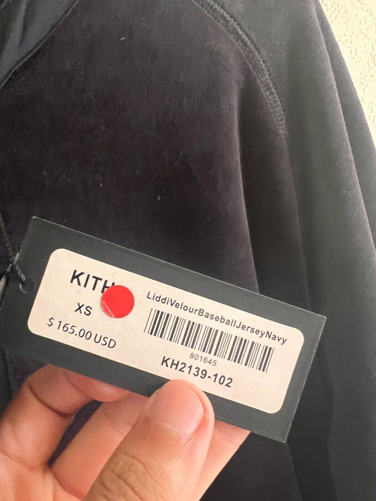 Kith Kith Lidl Velour Baseball Jersey M Navy Size US XS / EU 42 / 0 - 5 Thumbnail