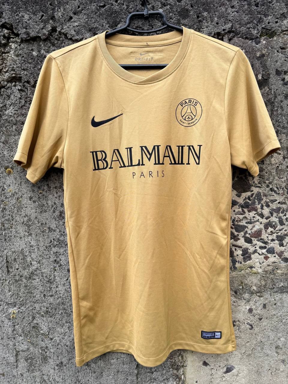 Nike Soccer Jersey Nike soccer PSG PARIS x Balmain Nike Grailed