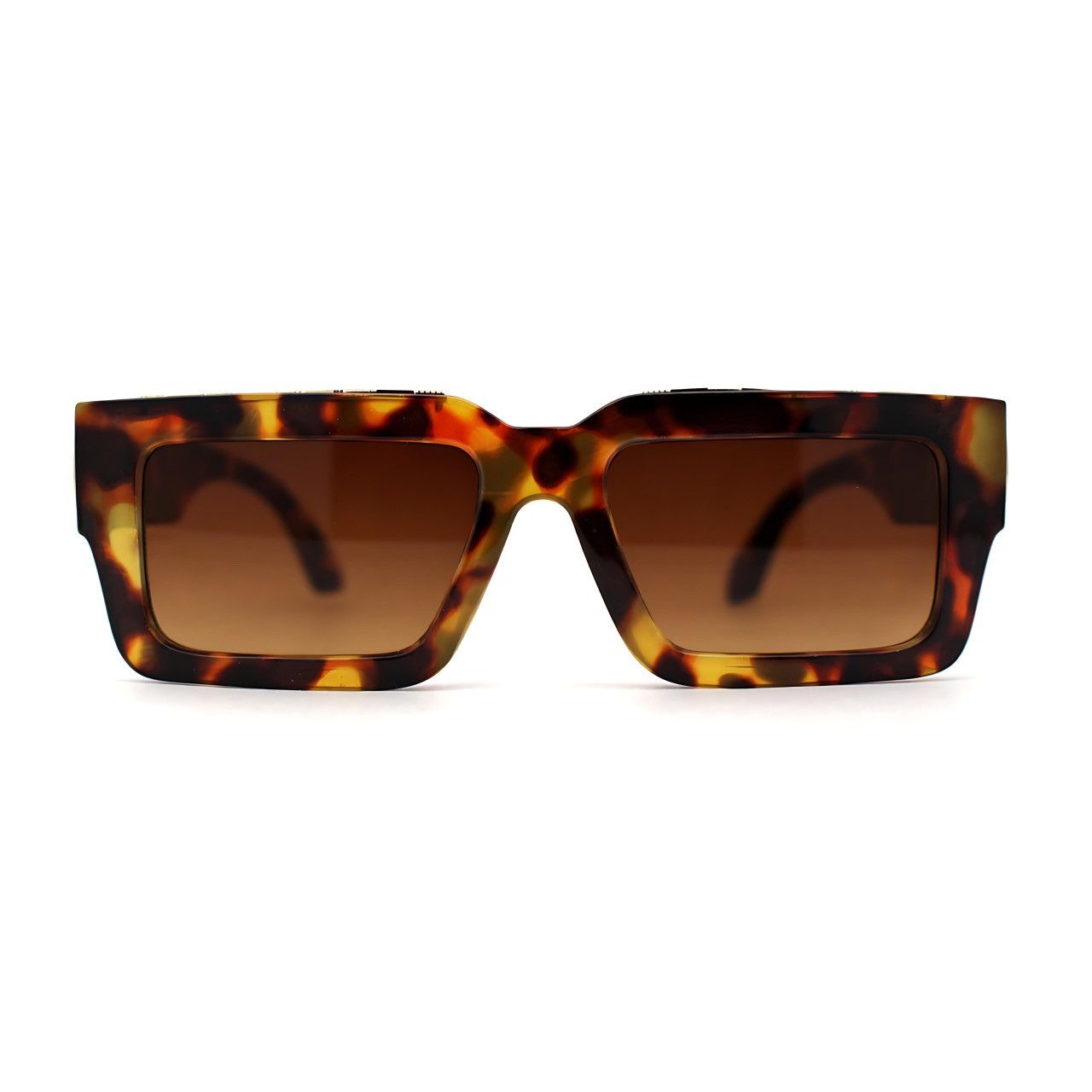 Other MEN SUNGLASSES HIP HOP SQUARE DESIGNER SHADES RETRO GOLD Size ONE SIZE - 2 Thumbnail