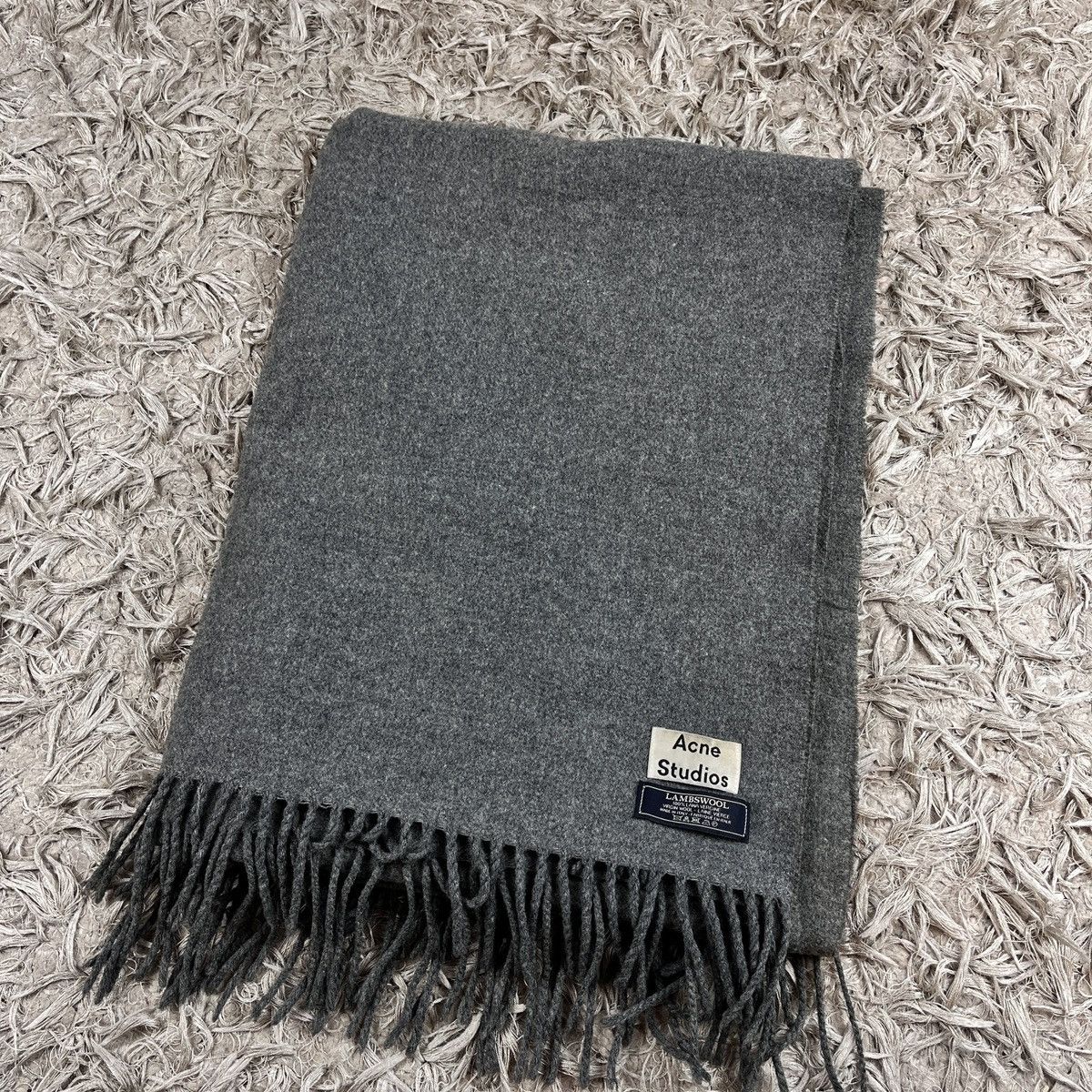 Vintage oversized Acne Studios Lambswool Scarf Very Rare