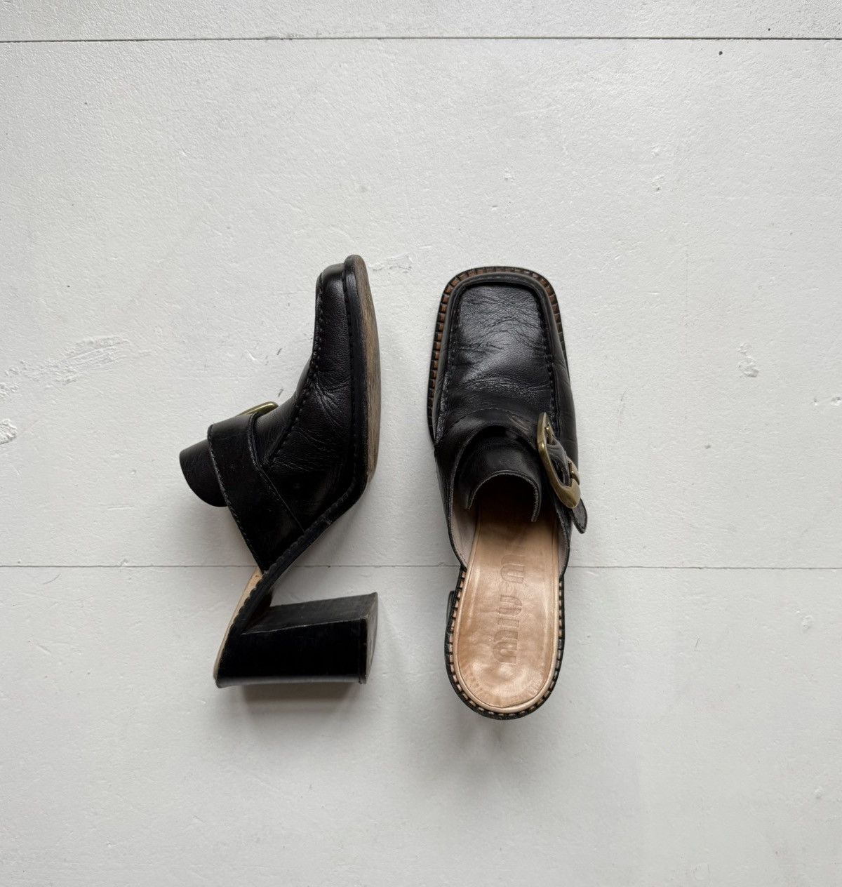 Miu Miu Miu Miu Open Heels Size US 5.5 / IT 35.5 - 2 Thumbnail