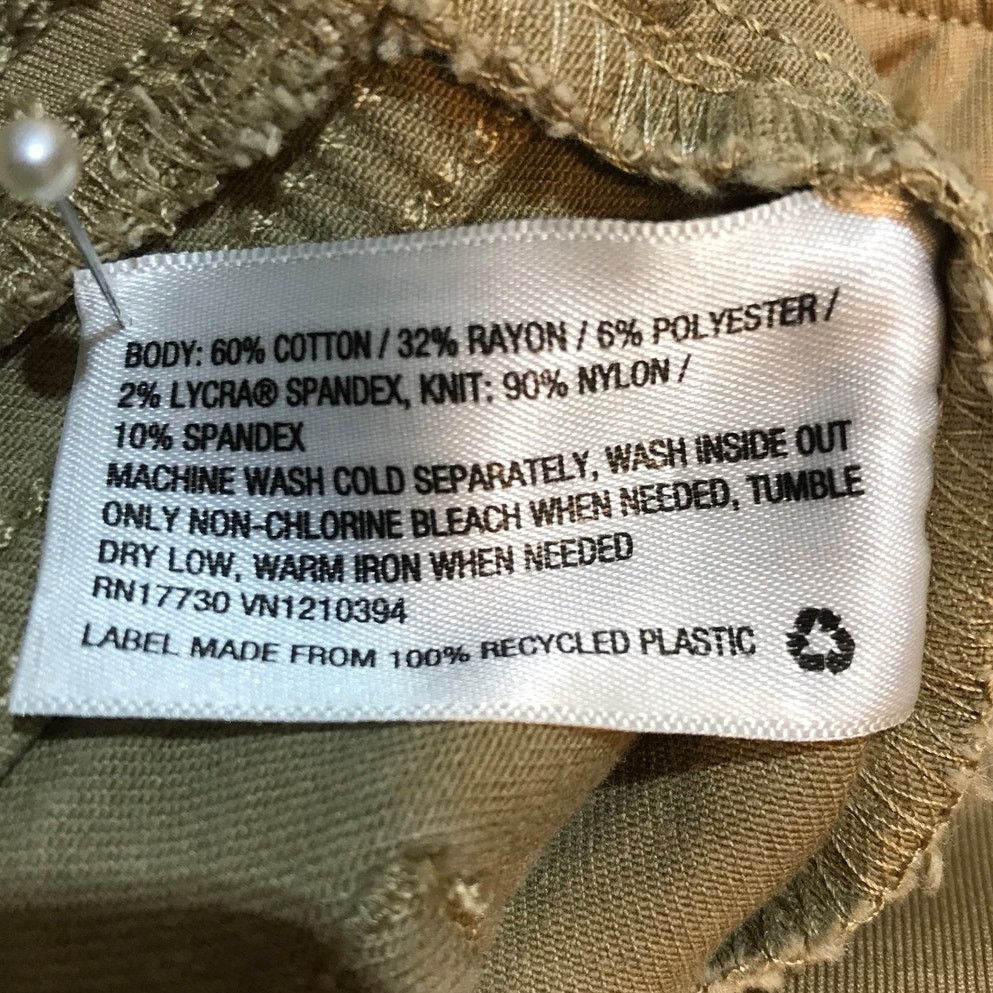 Other Isabel Maternity Skinny Tan Denim Tapered Jeans 12 Size 34" / US 12 / IT 48 - 5 Thumbnail