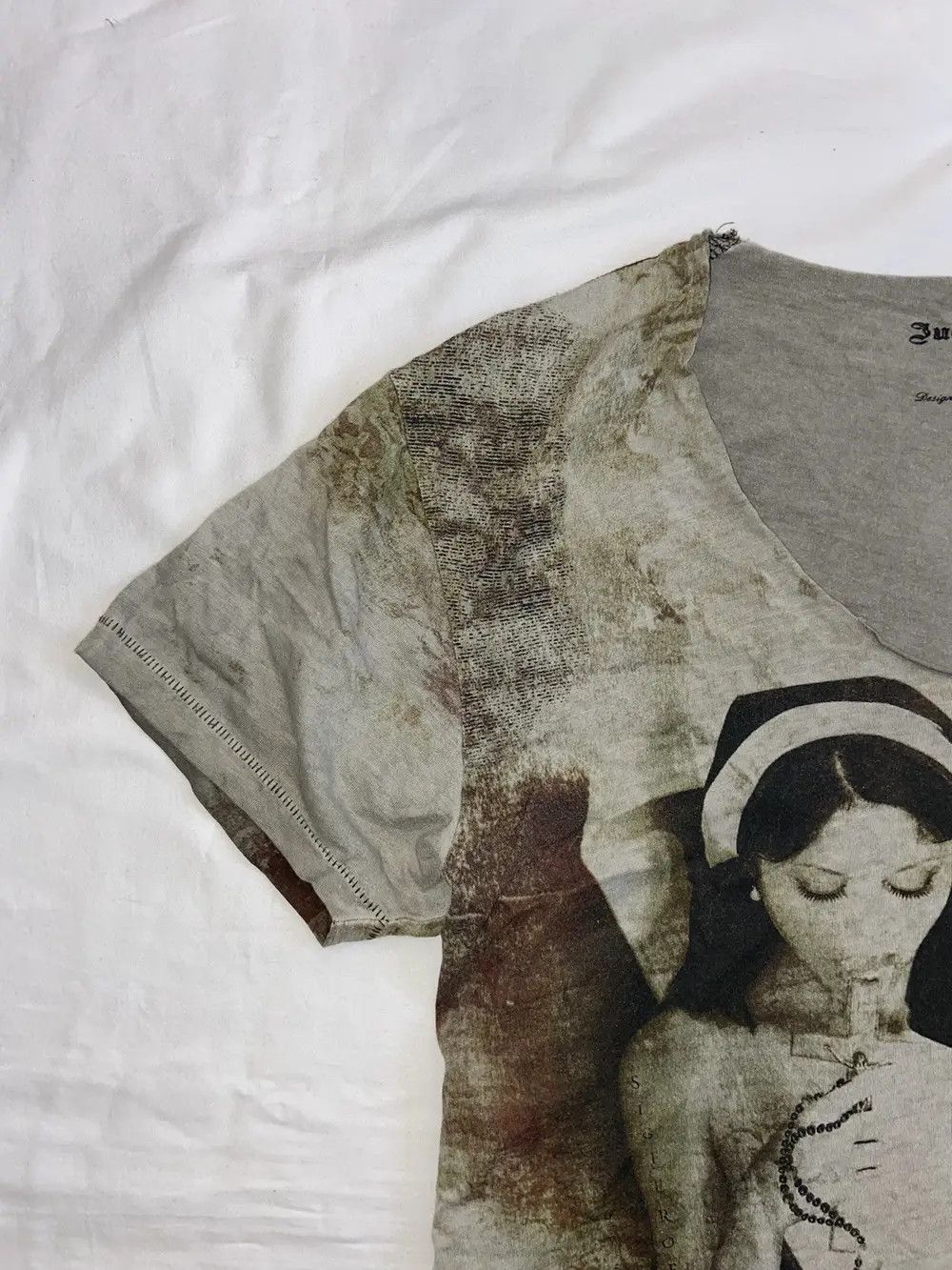 Affliction 🔞RARE VINTAGE NUN DEVIL TEE T SHIRT Y2K HELL AFFLICTION GOD Size US L / EU 52-54 / 3 - 10 Thumbnail
