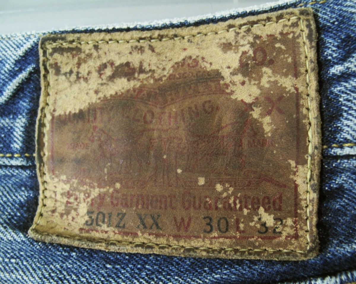 Levi's Vintage Clothing Levi’s 501Z XX Big E Selvedge 1954 Repro Rare Size US 29 - 8 Thumbnail