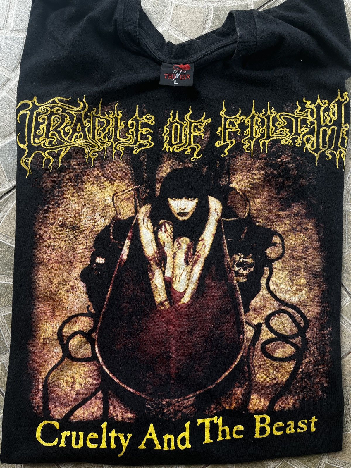 Band Tees 90's vintage Cradle of filth Cruelty and the Beast 1998 90s Size US XL / EU 56 / 4 - 4 Thumbnail