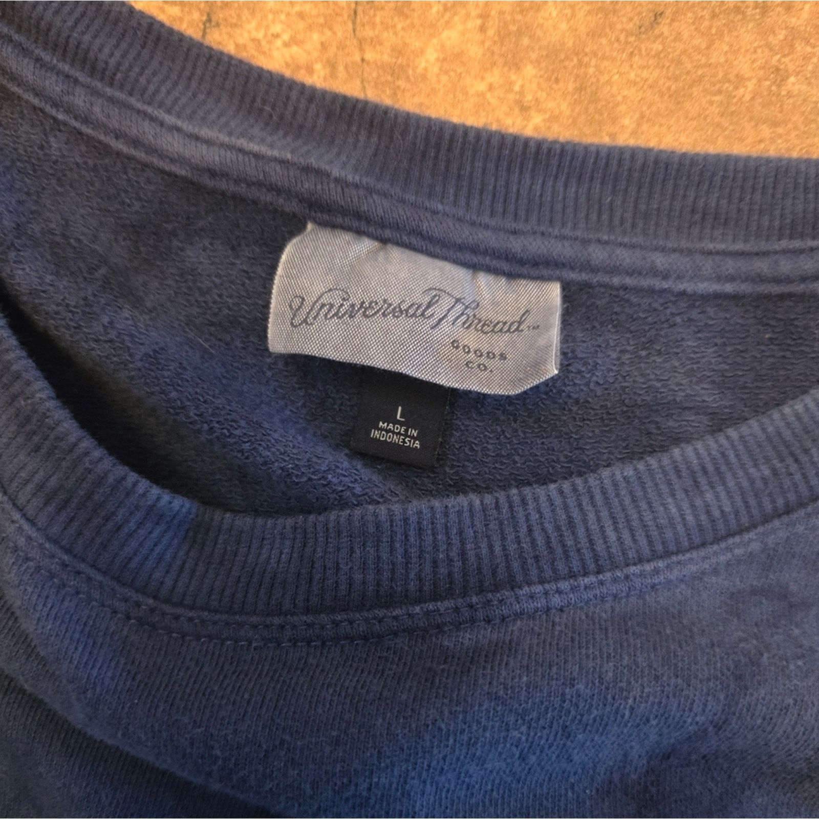 Other Navy Tie Dyed UT Sweater Long Sleeve Size L / US 10 / IT 46 - 3 Thumbnail