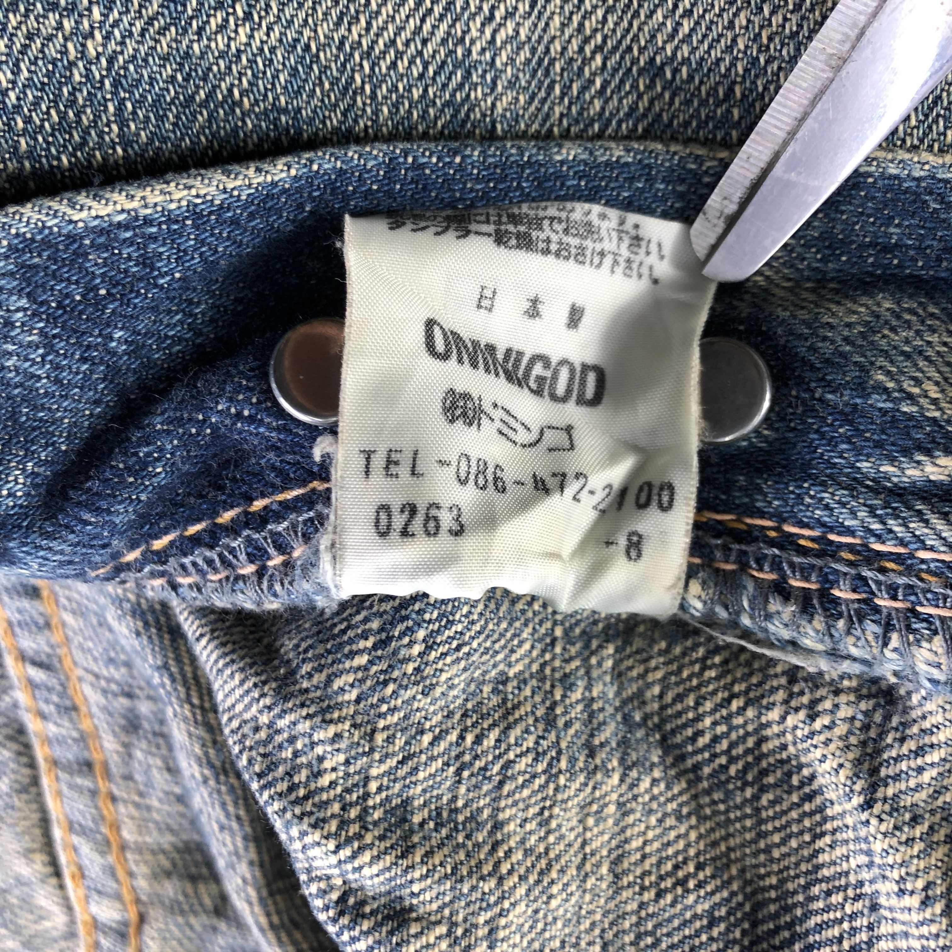 OMNIGOD Vintage Omnigod Jeans-J3586 Size US 34 / EU 50 - 11 Thumbnail