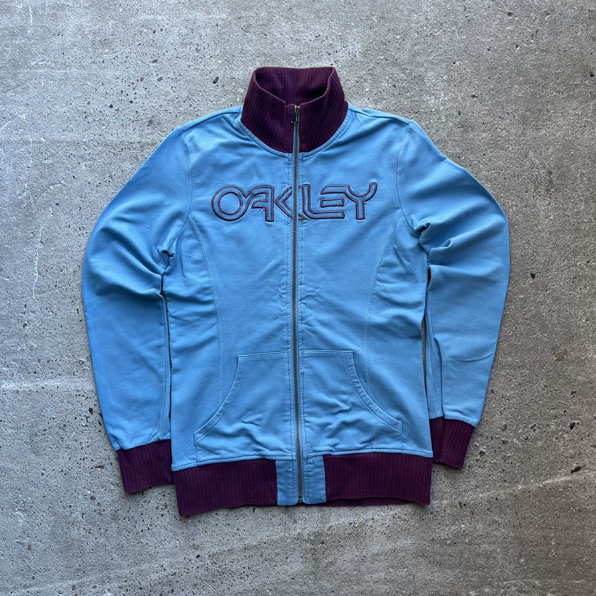 Oakley y2k vintage blue/Purple archive Zip Up Hoodie