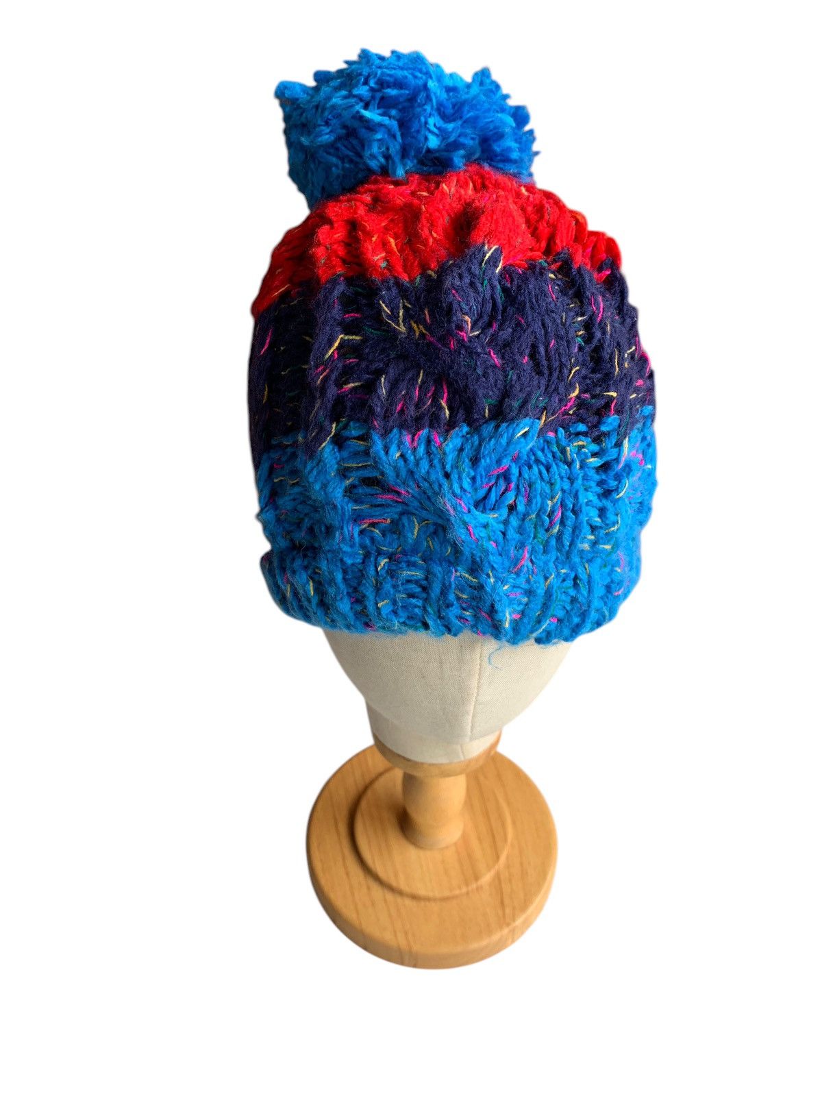 Japanese Brand × Kapital × Vintage Knitted Crochet Winter Sessions Rare Colour Beanie Hats Size ONE SIZE - 4 Thumbnail