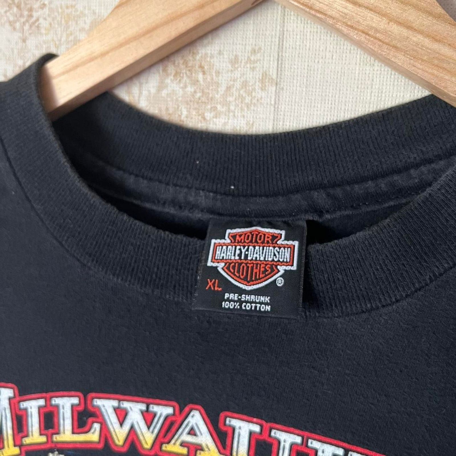 Harley Davidson 90s Harley-Davidson 90th Anniversary Tee | Milwaukee | Fit L Size US L / EU 52-54 / 3 - 3 Thumbnail