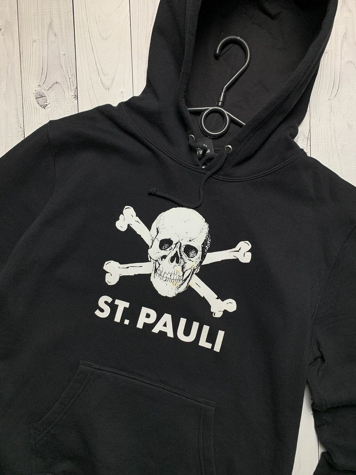 True Religion × Vintage Vintage St. Pauli soccer hoodie black size L/XL Size US L / EU 52-54 / 3 - 2 Thumbnail