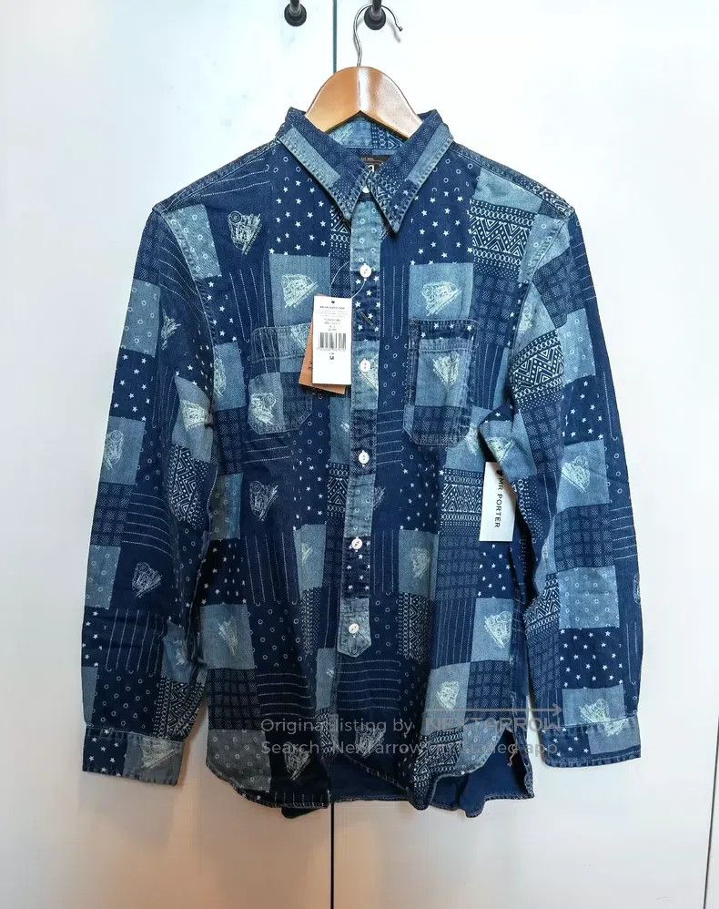 RRL Ralph Lauren RRL Ralph Lauren Blue dyed Baijiabu shirt Size US M / EU 48-50 / 2 - 3 Thumbnail