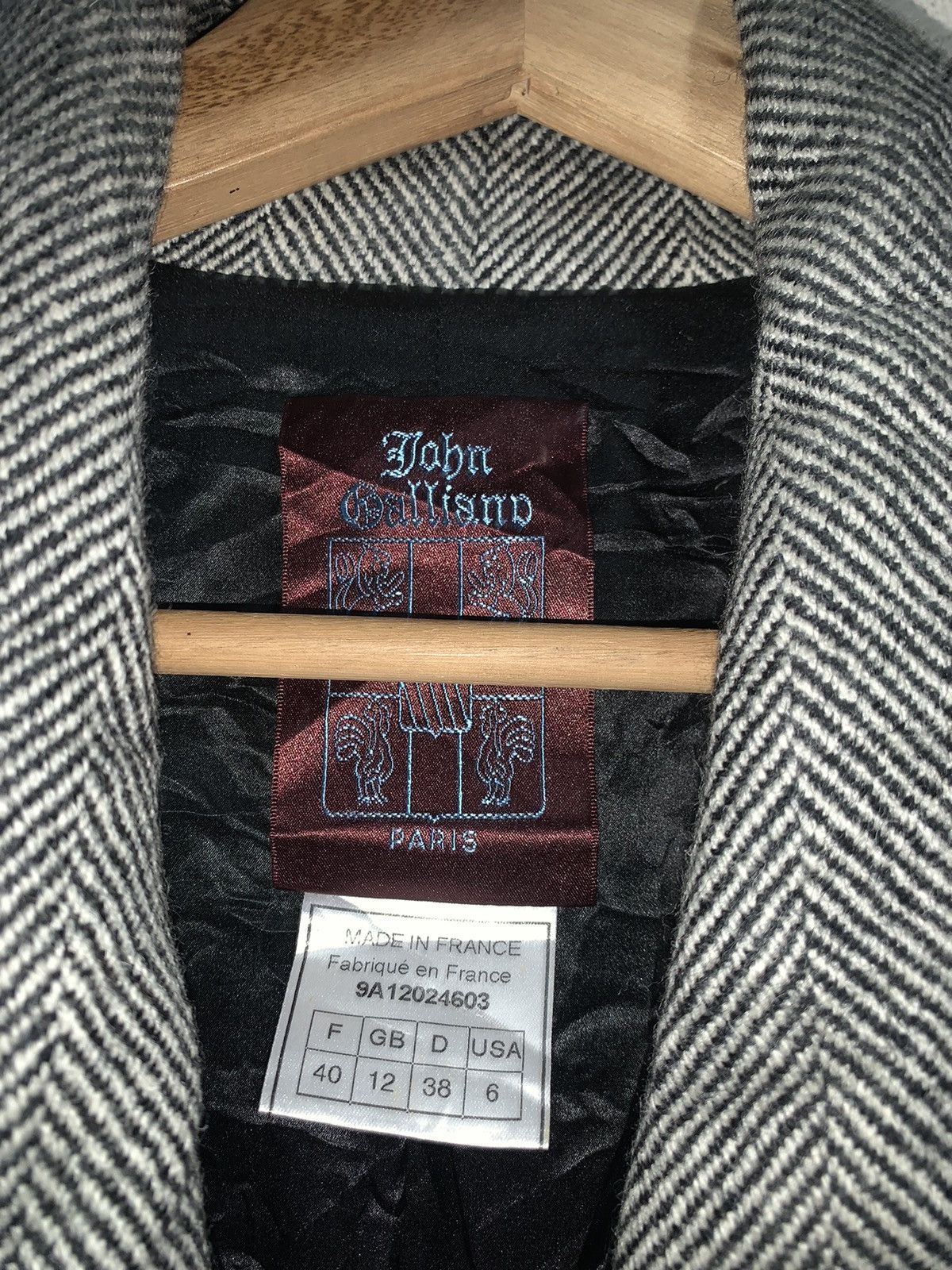 John Galliano Lambswool John Galliano Blazer Size S / US 4 / IT 40 - 2 Thumbnail