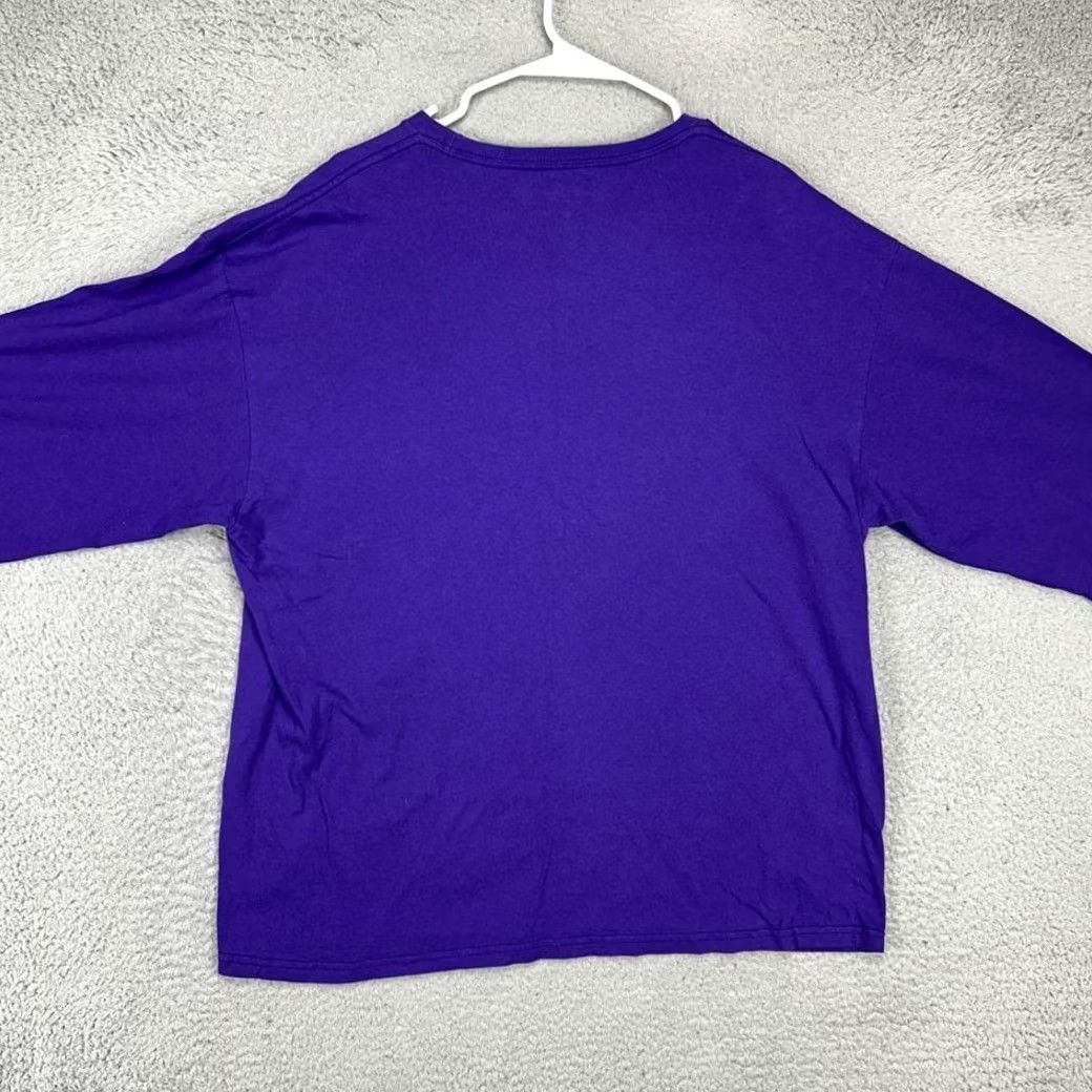 Vintage Northwestern Wildcats Football T-Shirt Men XL Purple Long Sleeve Tee The Victory Size US XL / EU 56 / 4 - 3 Thumbnail