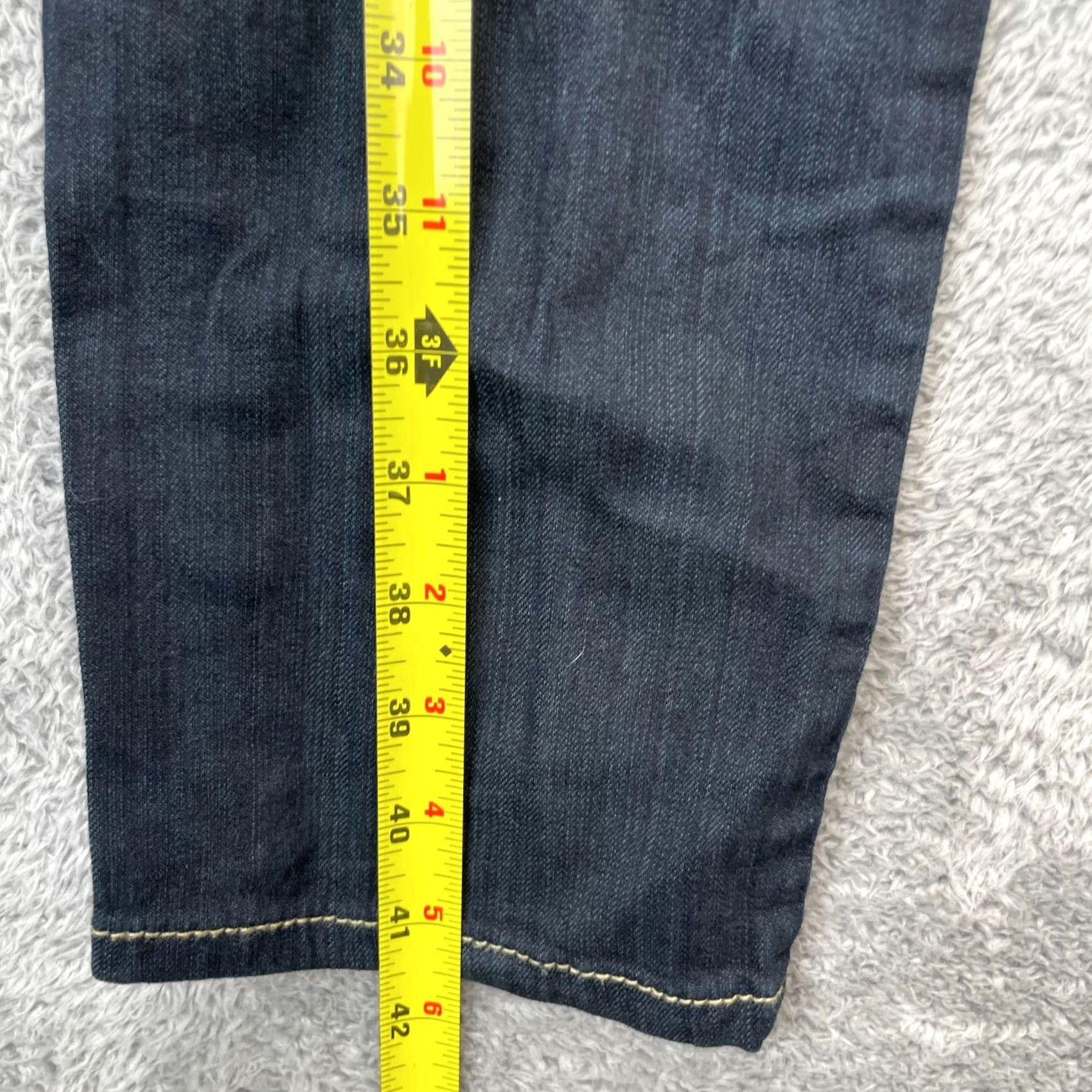Mossimo Mossimo Jeans Womens Slim Skinny Low Rise Blue Denim Cotton Spandex 5-Pocket 31in Inseam Classic City Size 36" / US 14 / IT 50 - 6 Thumbnail