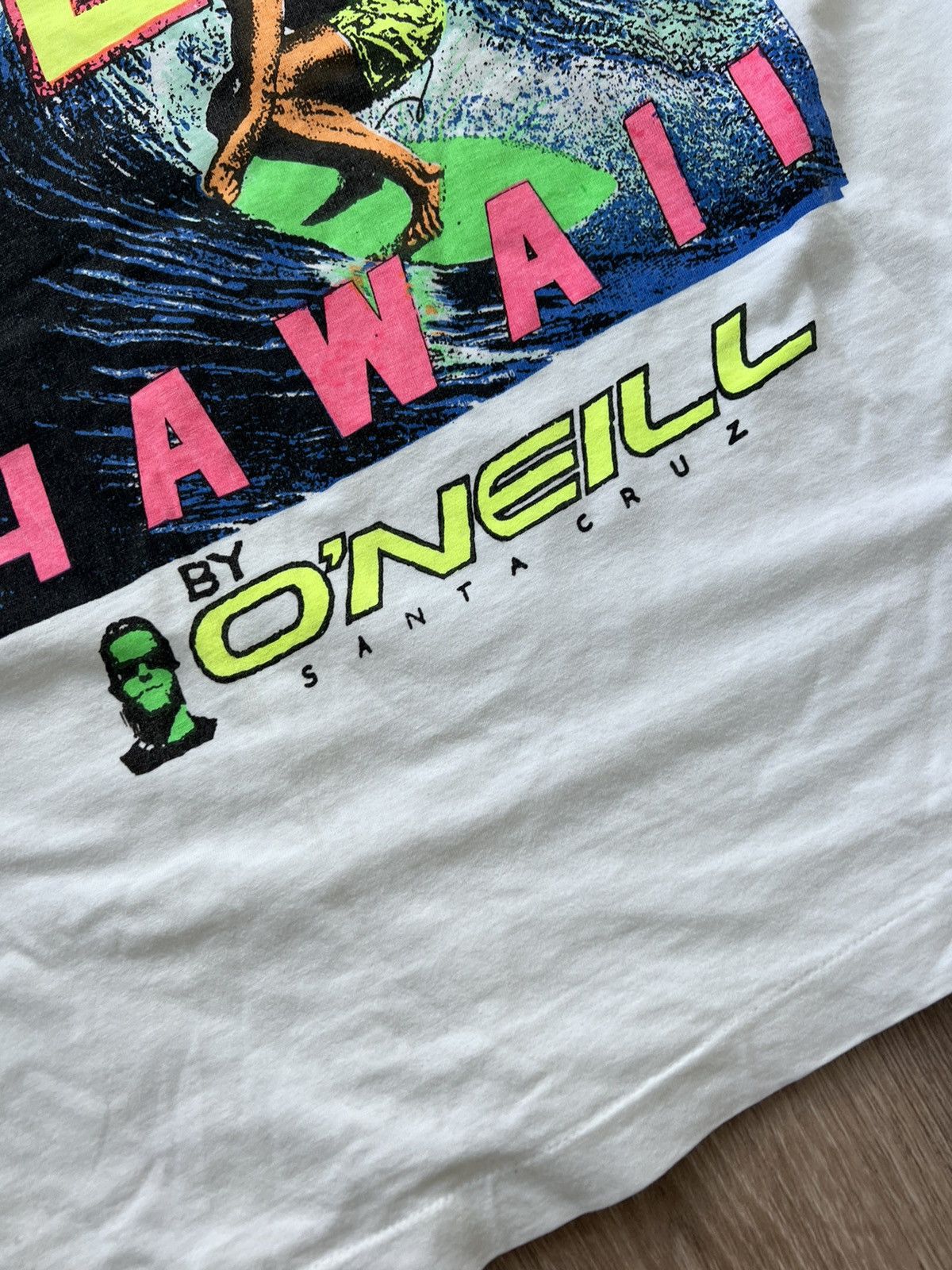 Gotcha × O'Neill × Quiksilver Vintage Blue Hawaii by Oneill Surf Tee Size US L / EU 52-54 / 3 - 4 Thumbnail