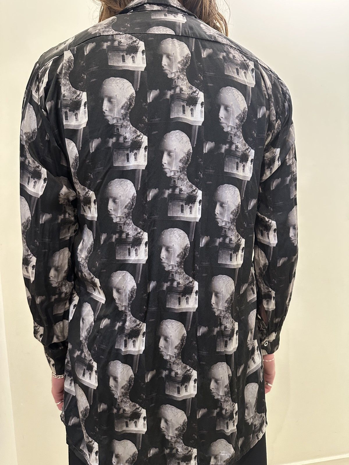 Geoffrey B. Small Como Silk Shirt Size US XS / EU 42 / 0 - 5 Thumbnail