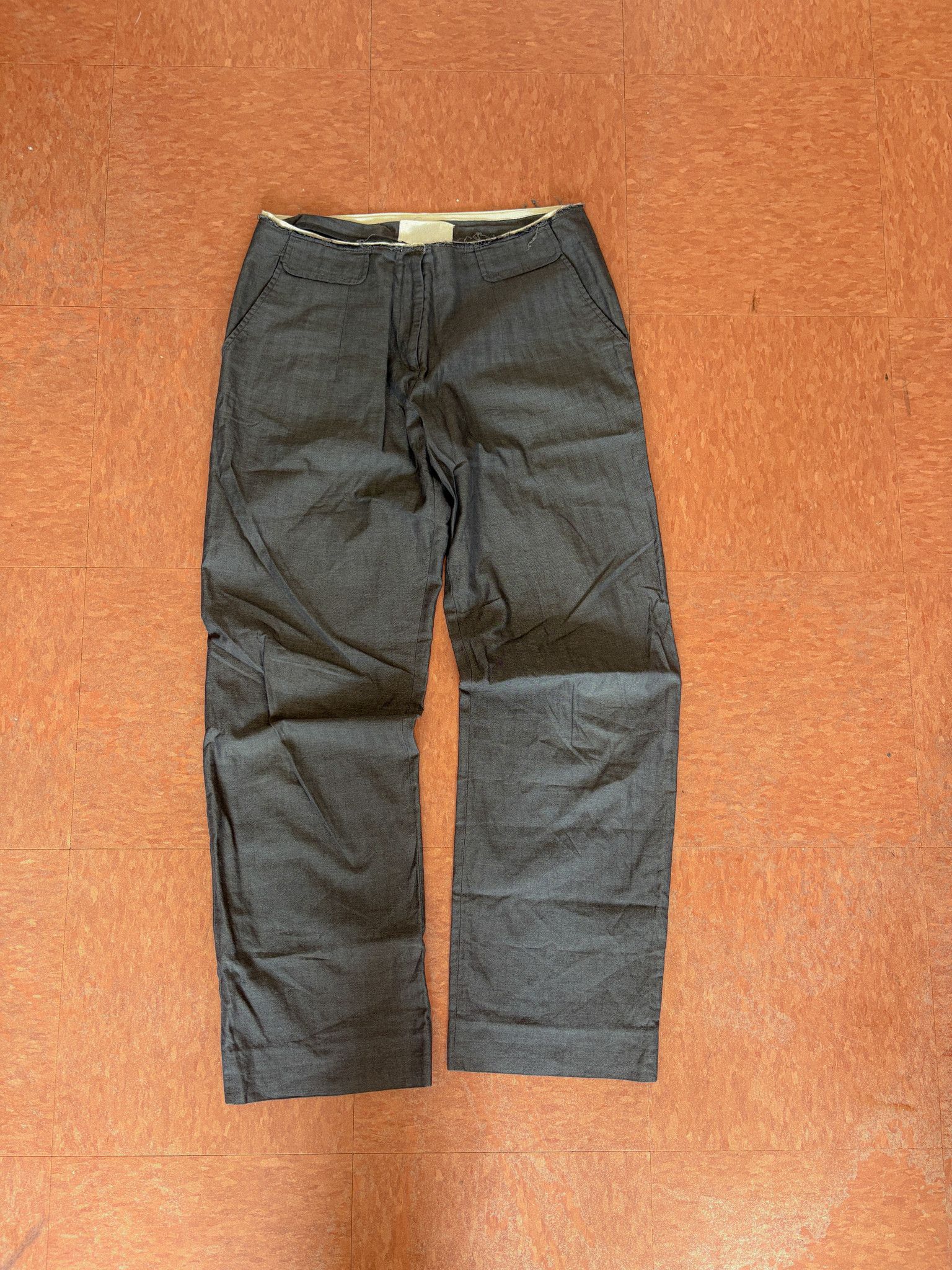 Maison Margiela Martin Margiela SS02 (Blank Tag) Frayed Tape Pants Size US 30 / EU 46 - 1 Thumbnail